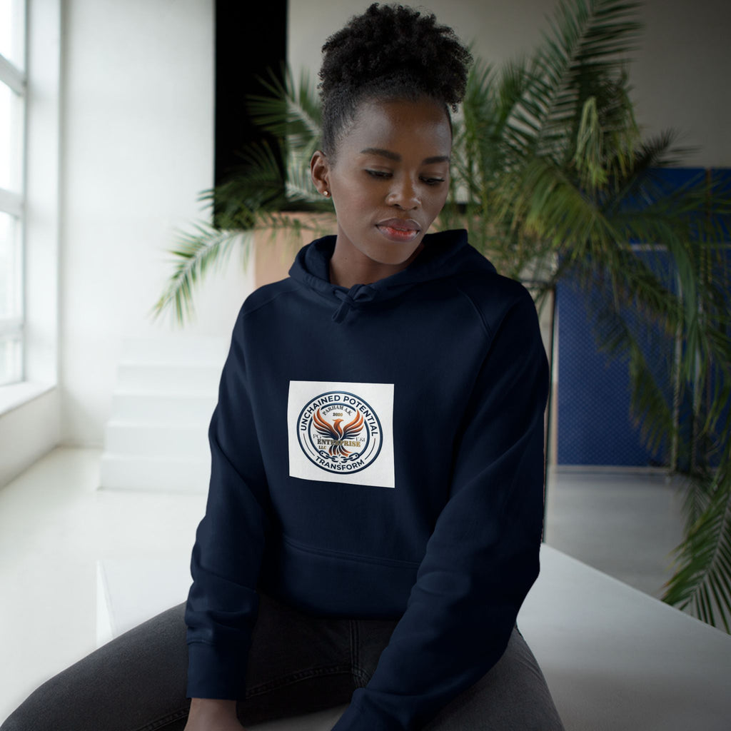 Vintage NYC Street Photo Hoodie — Times Square Statue Graphic Sweatshirt