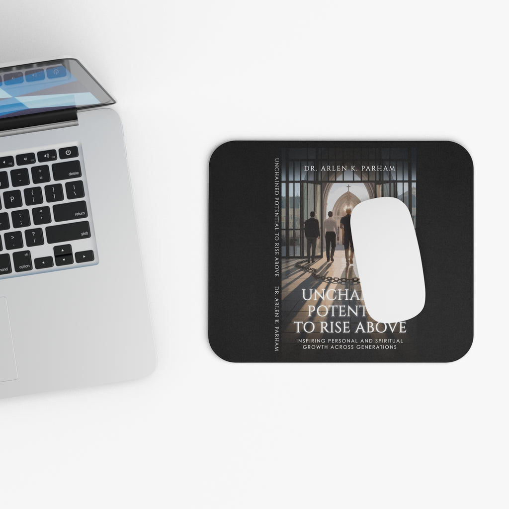 Mouse Pad — "Unchained Potential to Rise Above" Inspirational Book Cover Design