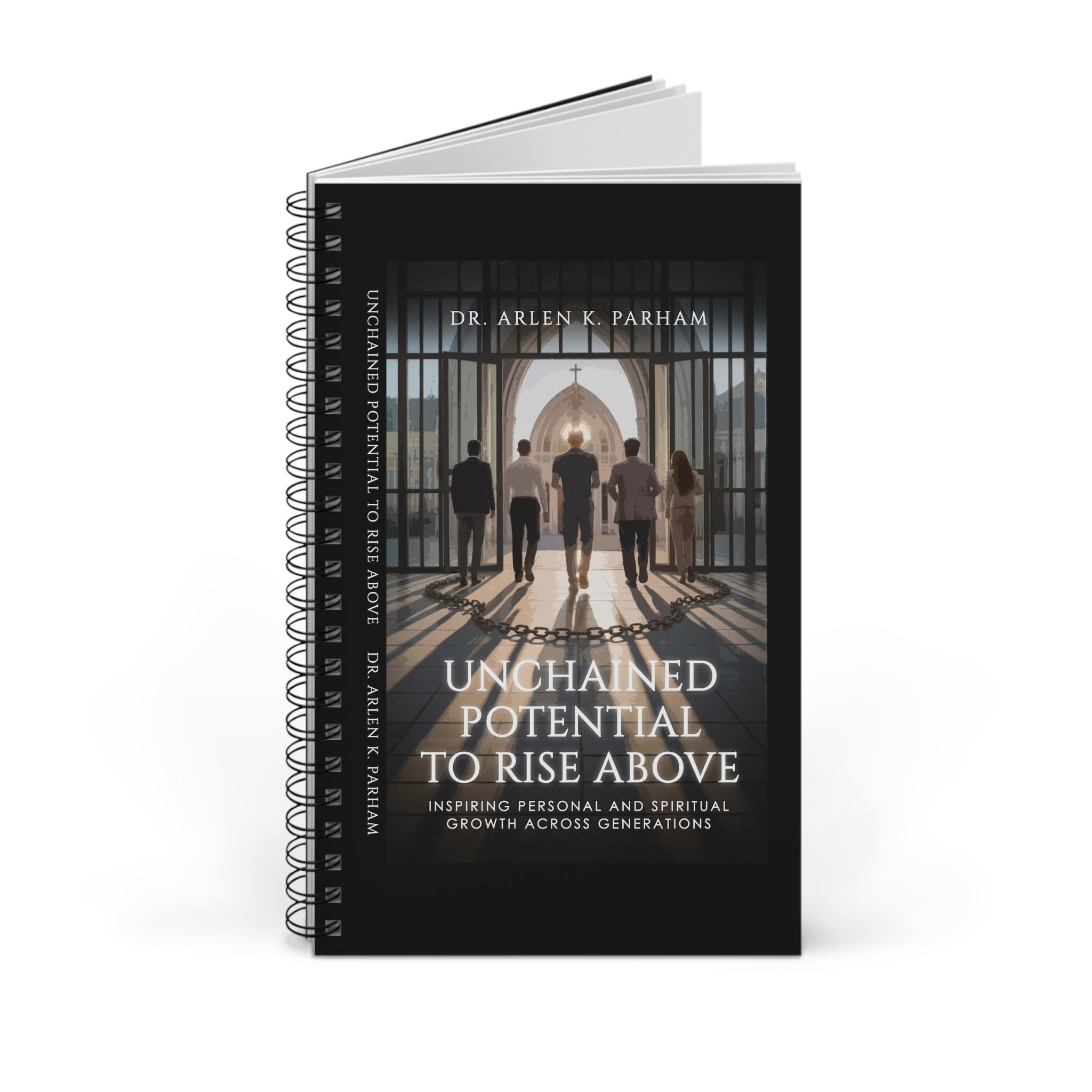 Spiral Journal — "Unchained Potential to Rise Above" Inspirational Faith Journal