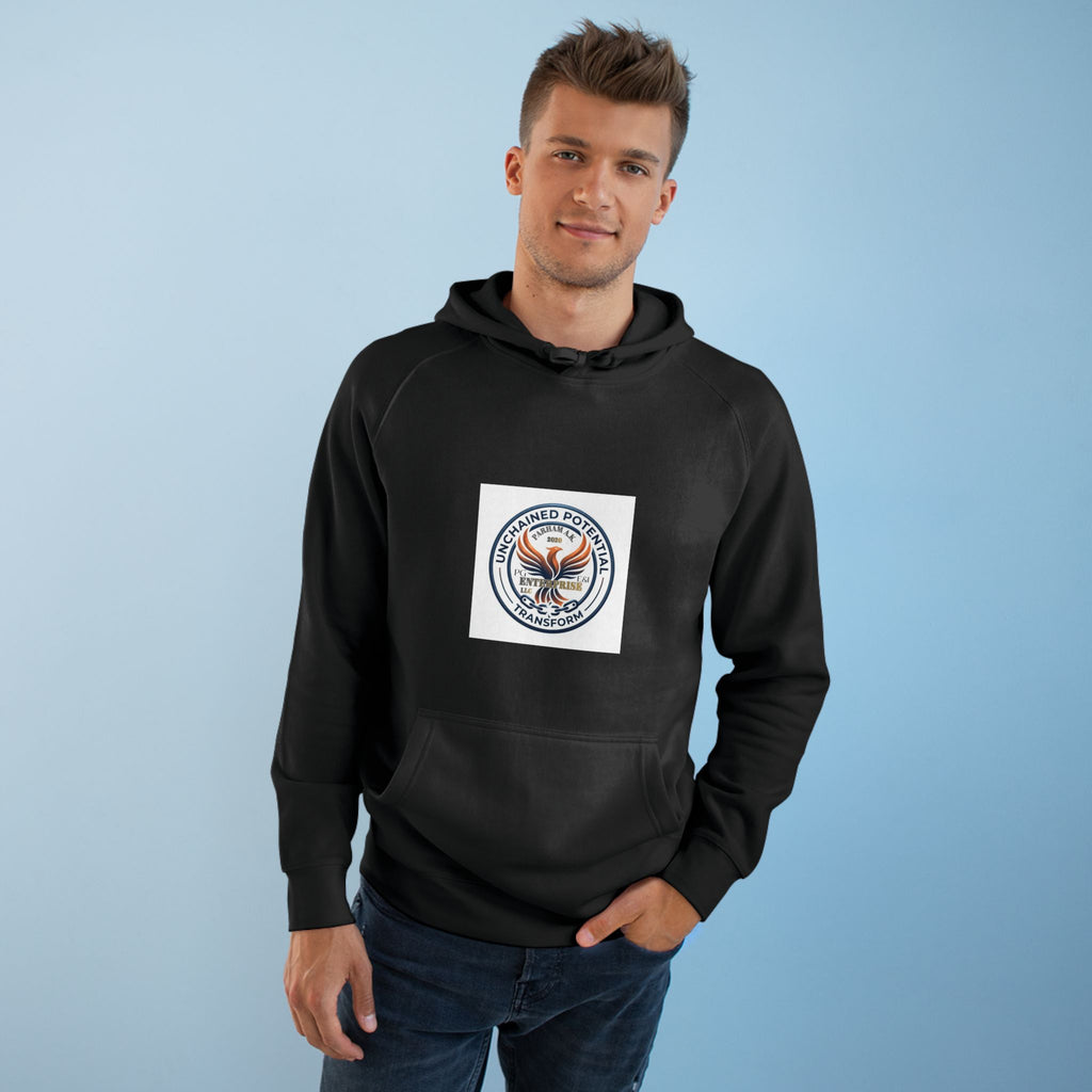 Vintage NYC Street Photo Hoodie — Times Square Statue Graphic Sweatshirt