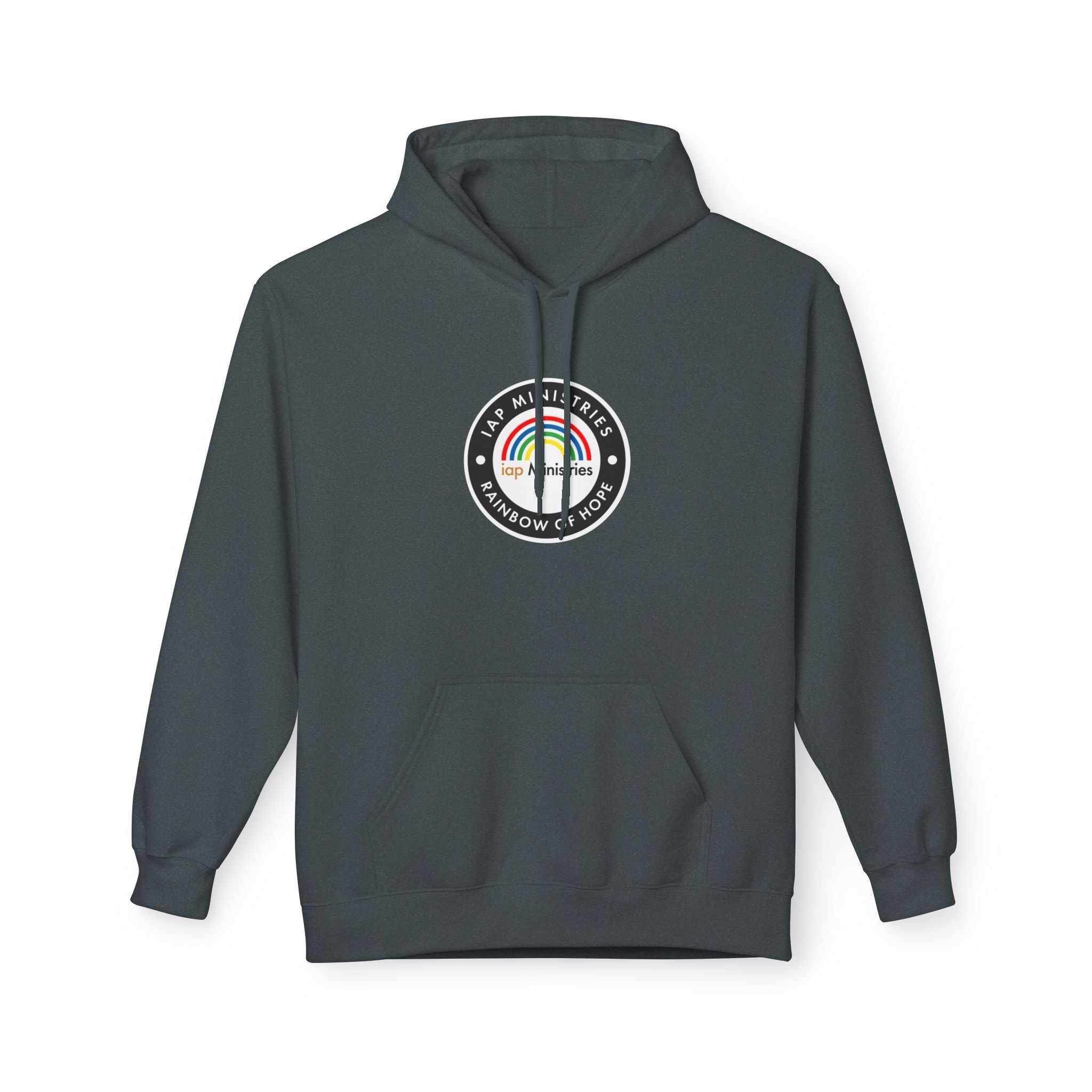 Rainbow of Hope Hoodie — IAP Ministries Logo Pullover