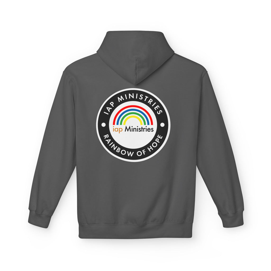 Rainbow of Hope Hoodie — IAP Ministries Logo Pullover