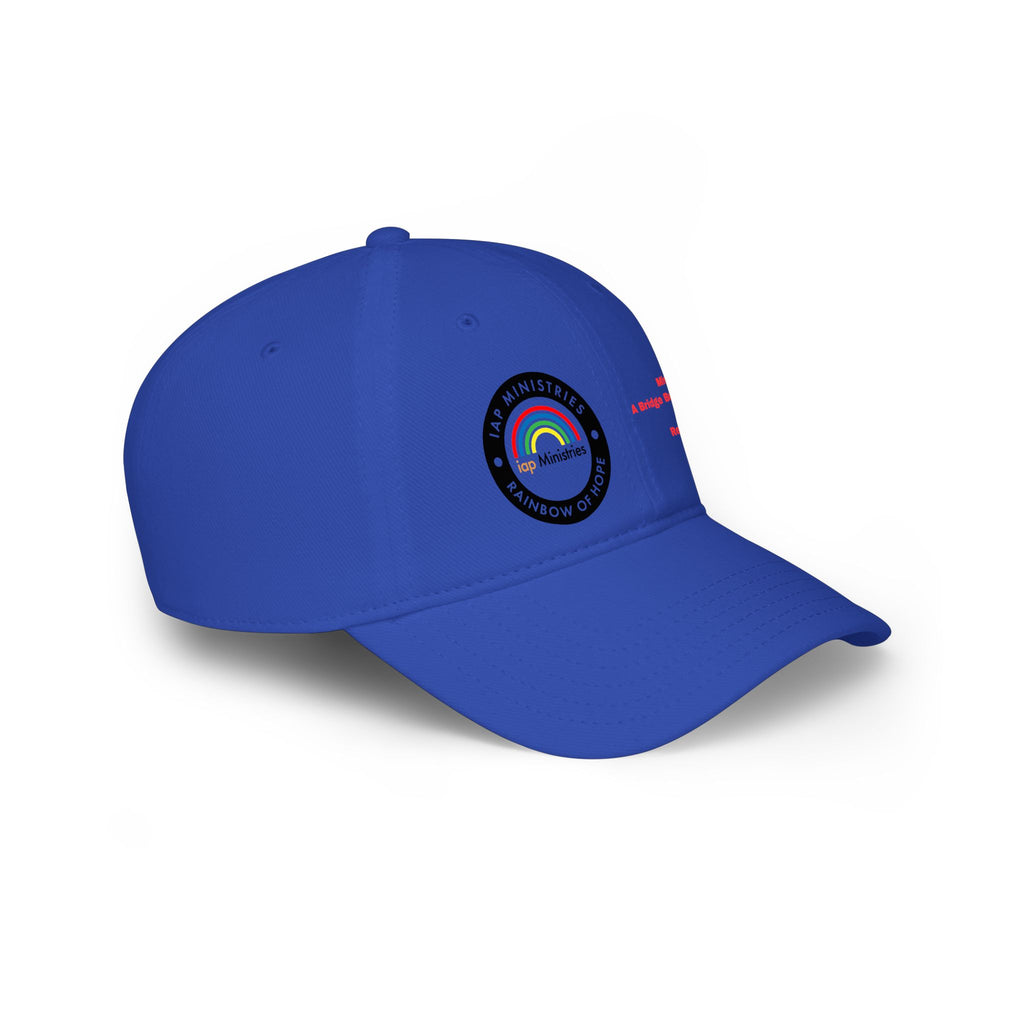 Ministries Rainbow of Hope Low Profile Baseball Cap — 'A Bridge Between People' Faith Hat