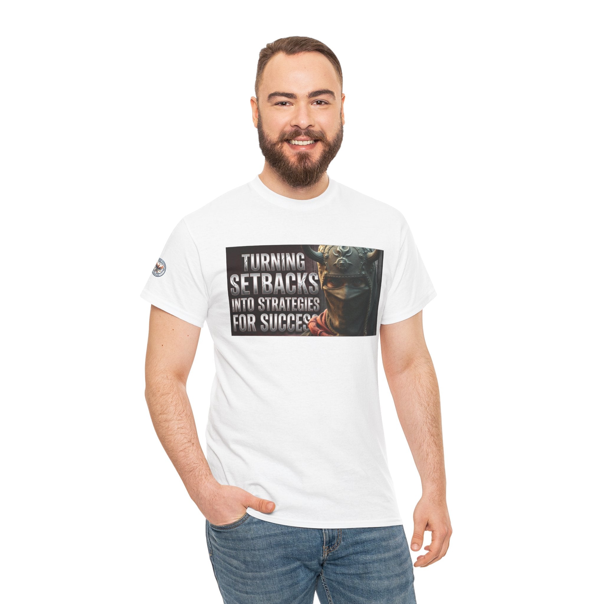 Turning Setbacks into Strategies Tee — Motivational Success T-Shirt