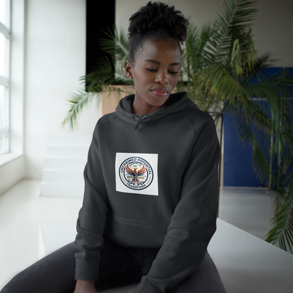 Vintage NYC Street Photo Hoodie — Times Square Statue Graphic Sweatshirt
