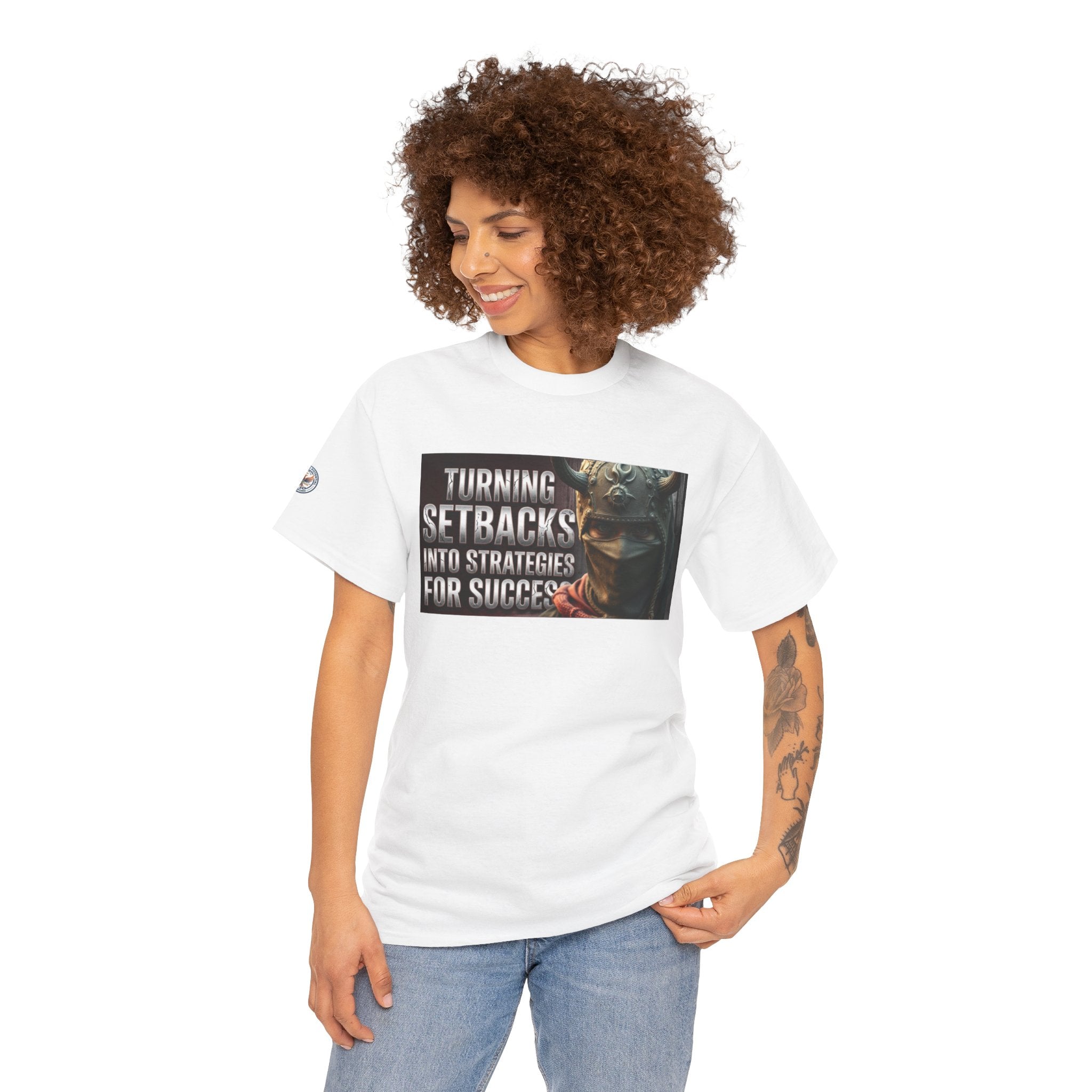 Turning Setbacks into Strategies Tee — Motivational Success T-Shirt