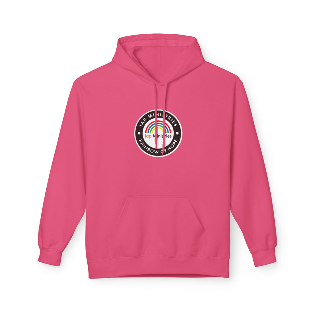 Rainbow of Hope Hoodie — IAP Ministries Logo Pullover