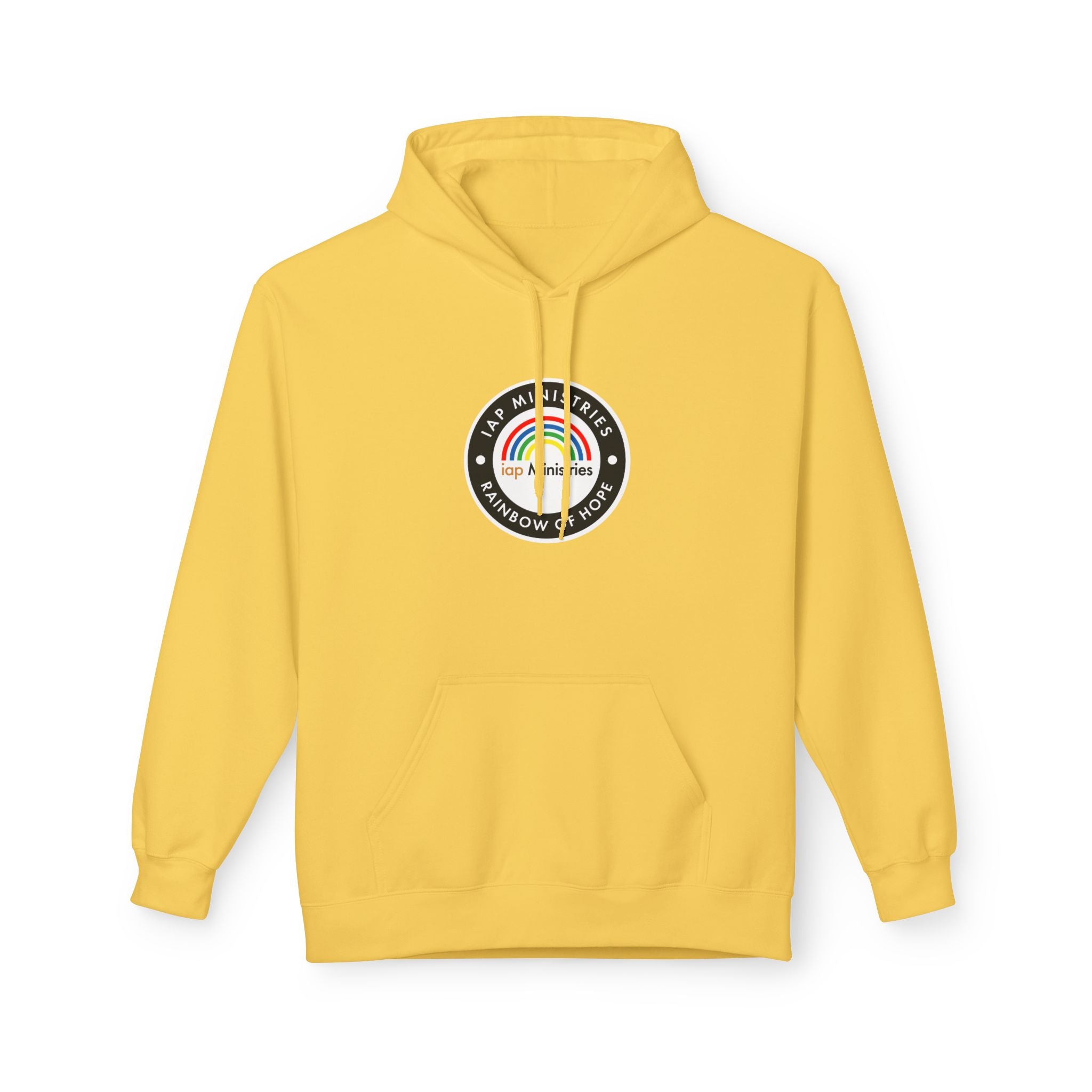 Rainbow of Hope Hoodie — IAP Ministries Logo Pullover