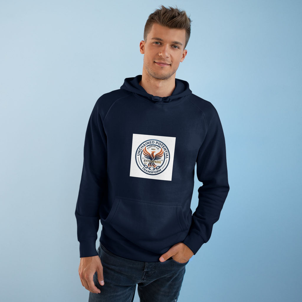 Vintage NYC Street Photo Hoodie — Times Square Statue Graphic Sweatshirt