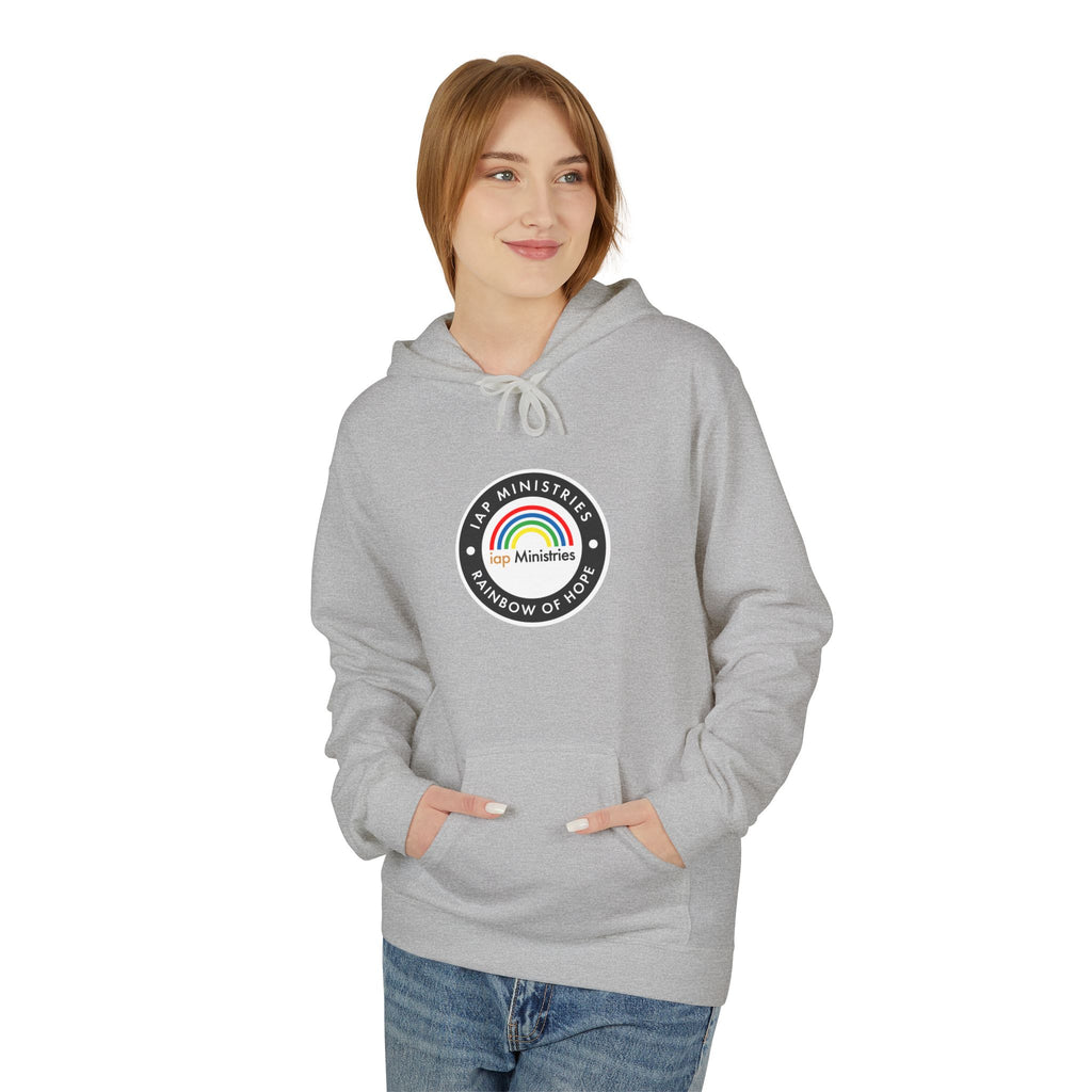 Rainbow of Hope Hoodie — IAP Ministries Logo Pullover