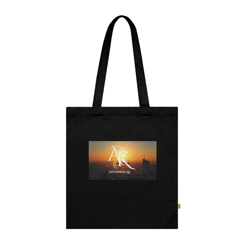 Sunset Harbor Tote Bag — 'Ark' Logo Organic Cotton Beach Tote