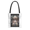 Inspirational Book Cover Tote Bag — "Unchained Potential to Rise Above" Design
