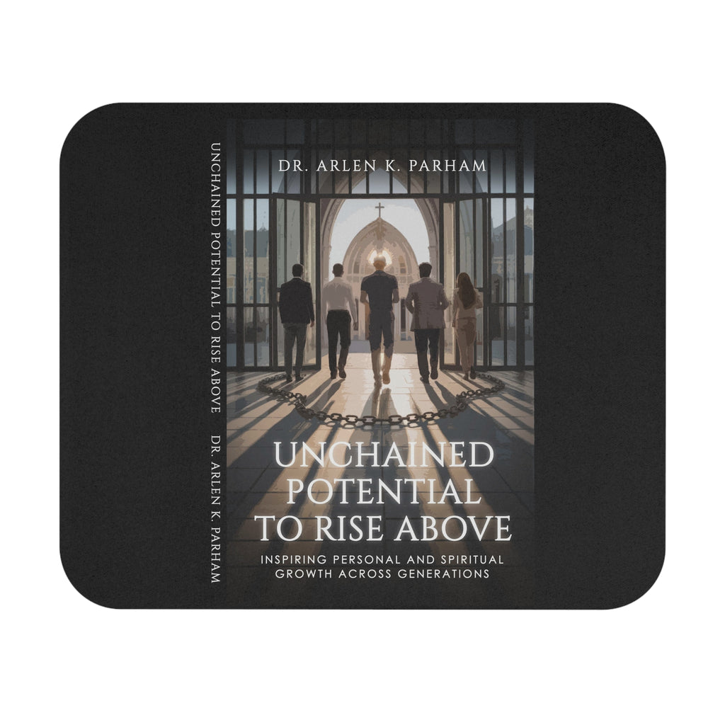 Mouse Pad — "Unchained Potential to Rise Above" Inspirational Book Cover Design