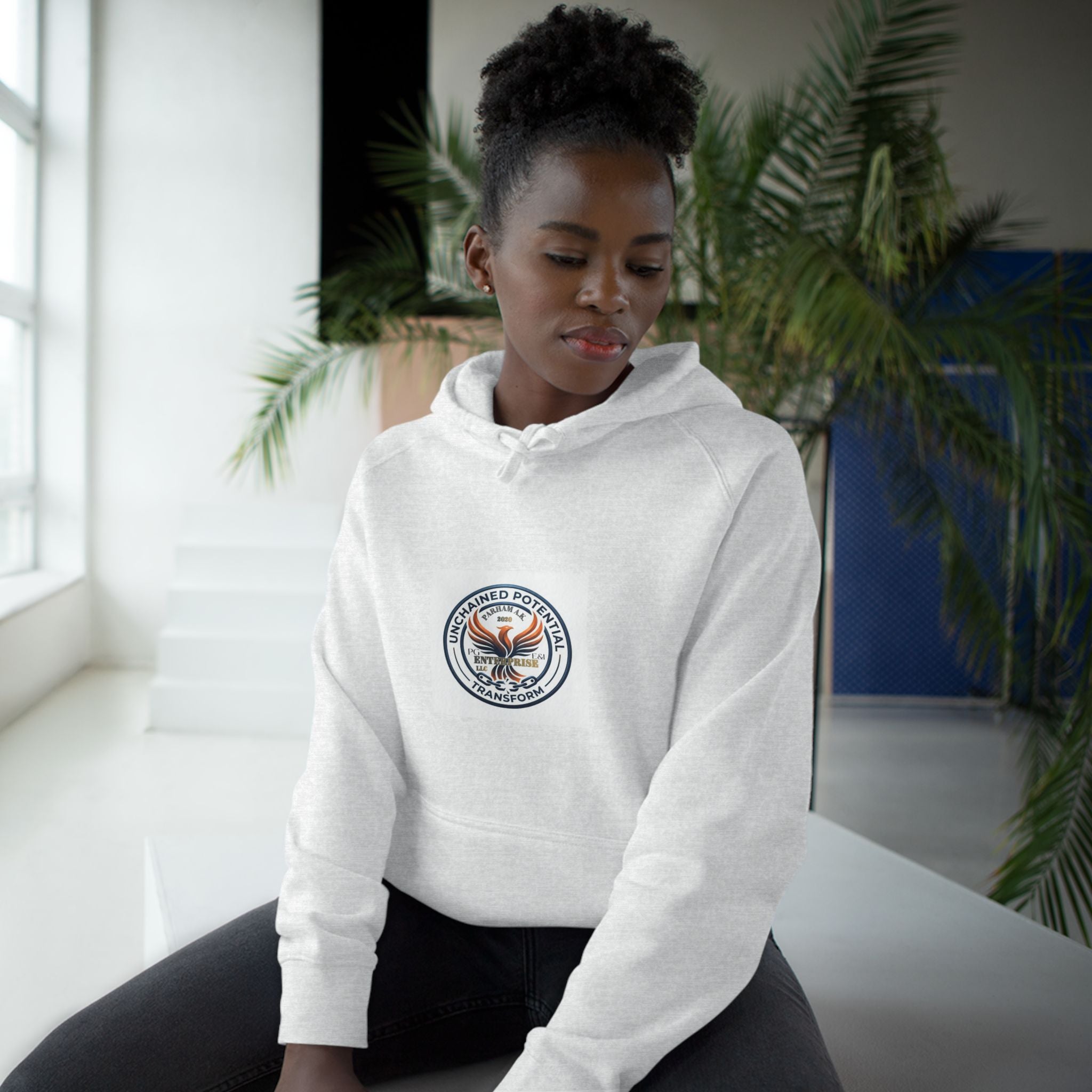 Vintage NYC Street Photo Hoodie — Times Square Statue Graphic Sweatshirt