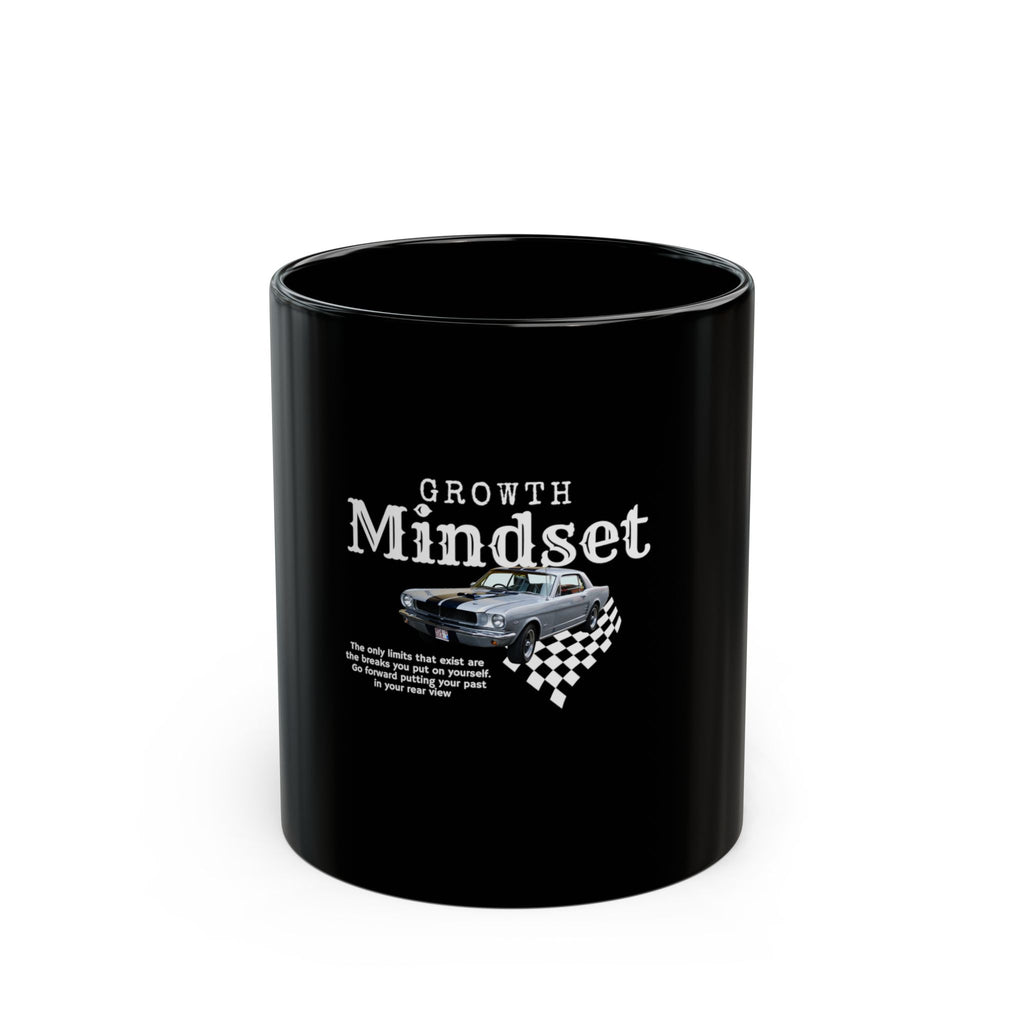 Growth Mindset Car Mug — Motivational Racing Coffee Cup (11oz & 15oz)