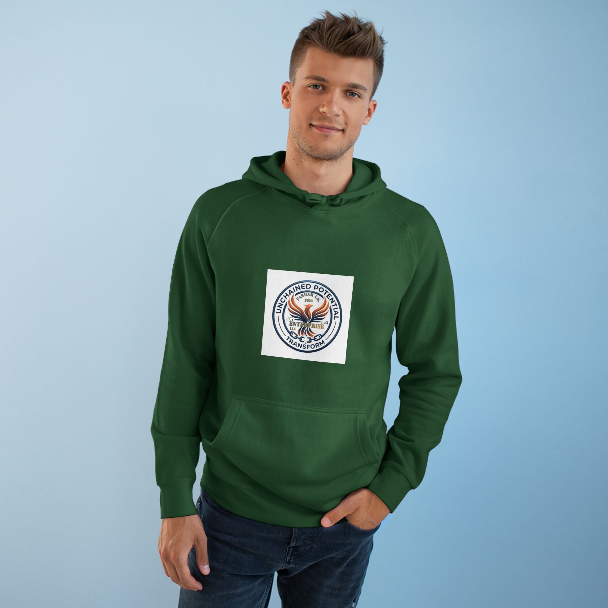 Vintage NYC Street Photo Hoodie — Times Square Statue Graphic Sweatshirt