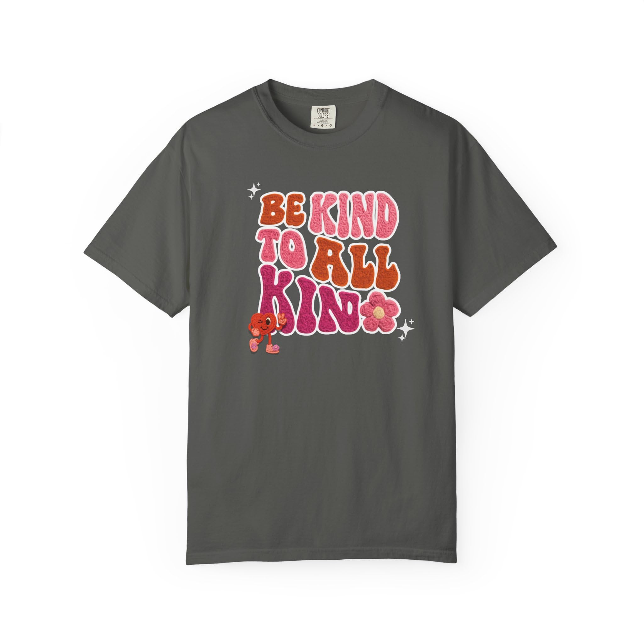Faux Yarn Be Kind to All Kinds Retro Valentine T Shirt, Inclusive Retro Febuary Tee for para SPED Teachers and advocates, ASD