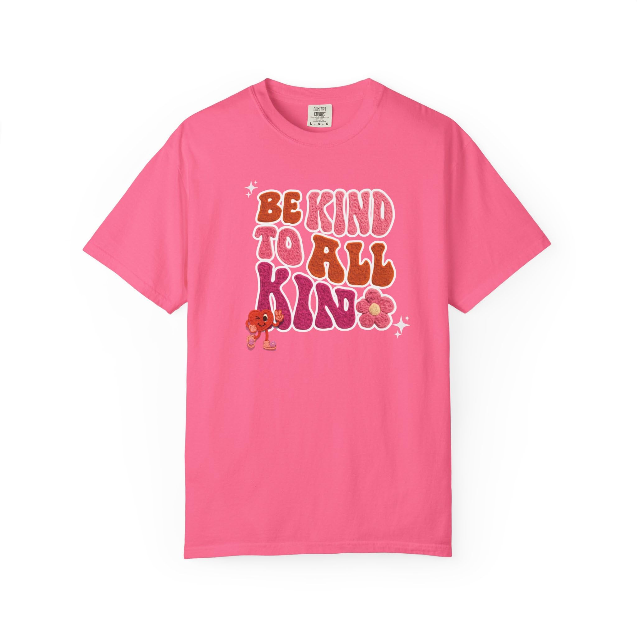 Faux Yarn Be Kind to All Kinds Retro Valentine T Shirt, Inclusive Retro Febuary Tee for para SPED Teachers and advocates, ASD