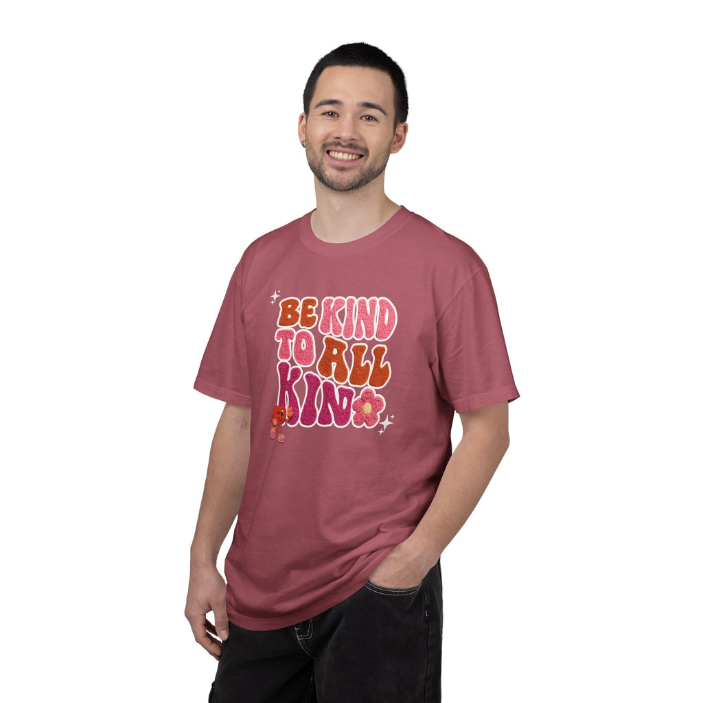 Faux Yarn Be Kind to All Kinds Retro Valentine T Shirt, Inclusive Retro Febuary Tee for para SPED Teachers and advocates, ASD