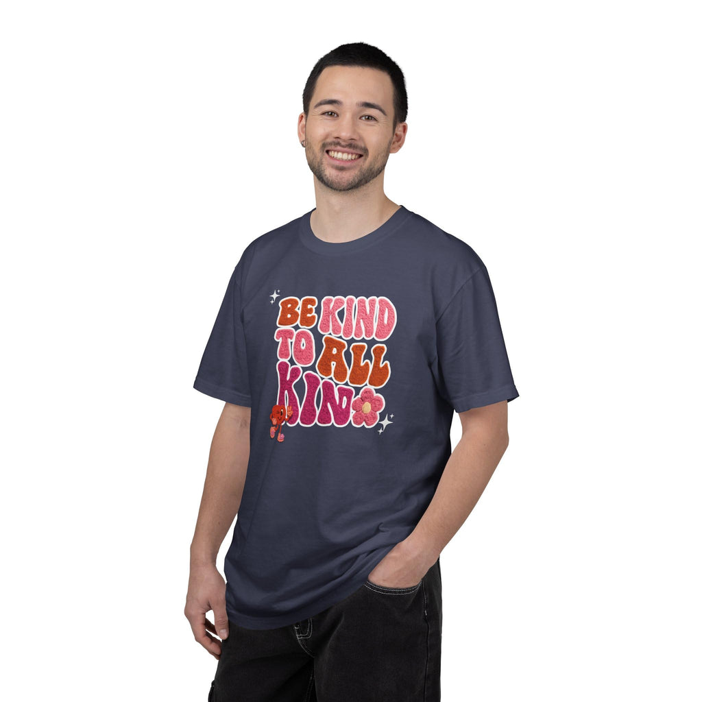 Faux Yarn Be Kind to All Kinds Retro Valentine T Shirt, Inclusive Retro Febuary Tee for para SPED Teachers and advocates, ASD