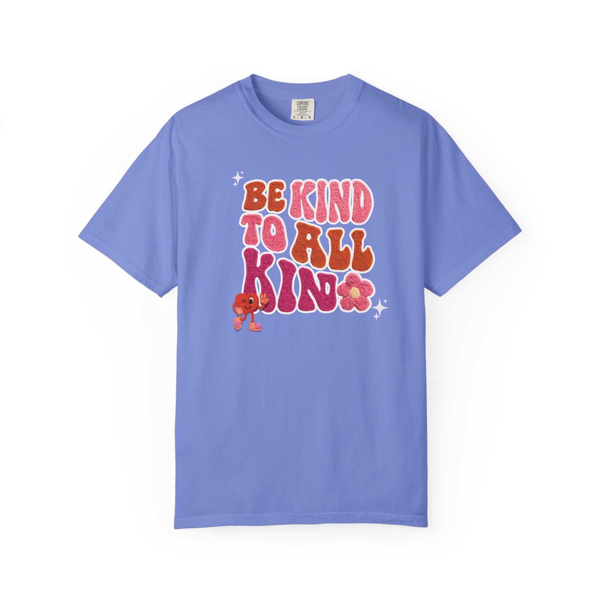 Faux Yarn Be Kind to All Kinds Retro Valentine T Shirt, Inclusive Retro Febuary Tee for para SPED Teachers and advocates, ASD