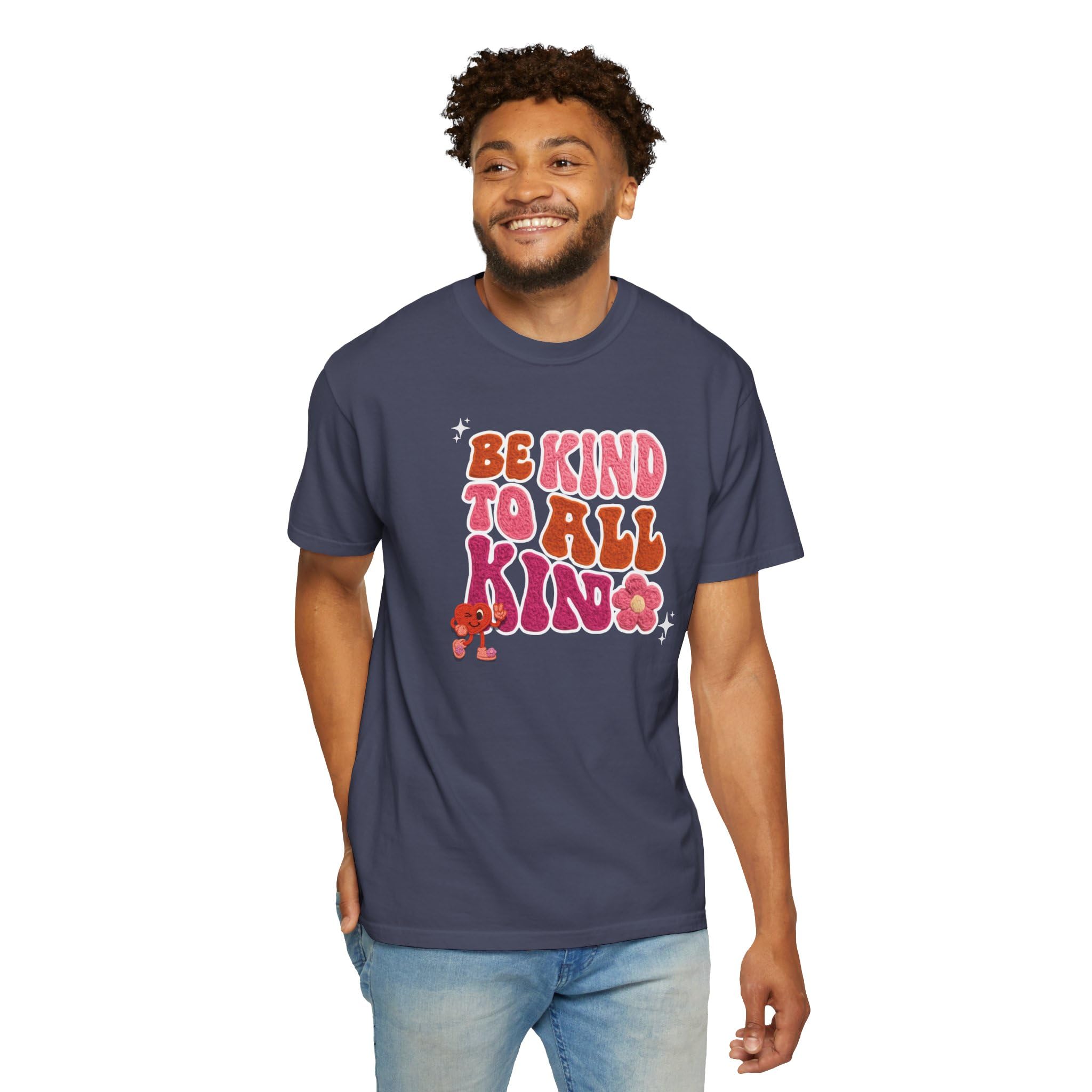 Faux Yarn Be Kind to All Kinds Retro Valentine T Shirt, Inclusive Retro Febuary Tee for para SPED Teachers and advocates, ASD