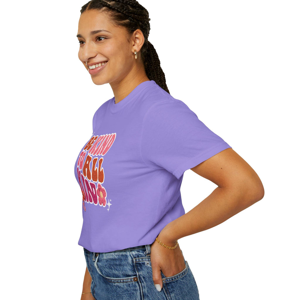 Faux Yarn Be Kind to All Kinds Retro Valentine T Shirt, Inclusive Retro Febuary Tee for para SPED Teachers and advocates, ASD