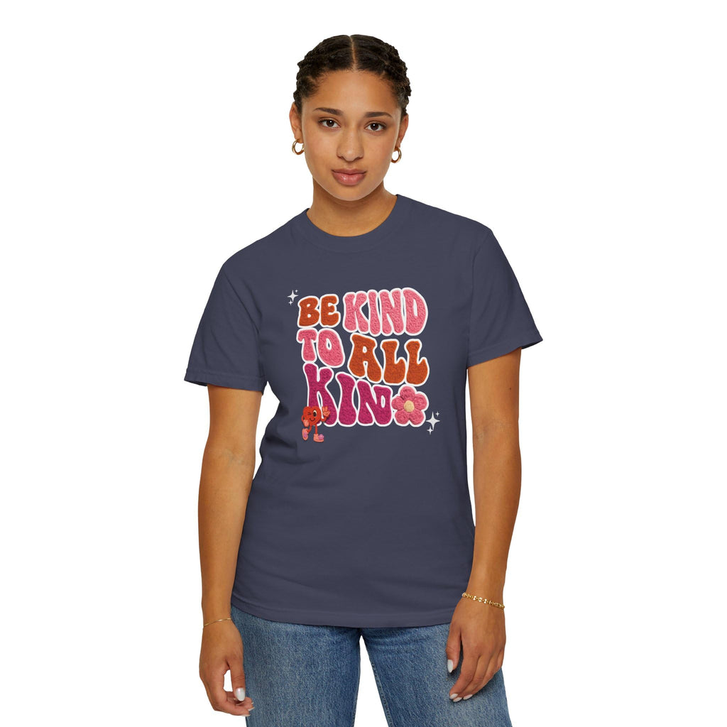 Faux Yarn Be Kind to All Kinds Retro Valentine T Shirt, Inclusive Retro Febuary Tee for para SPED Teachers and advocates, ASD