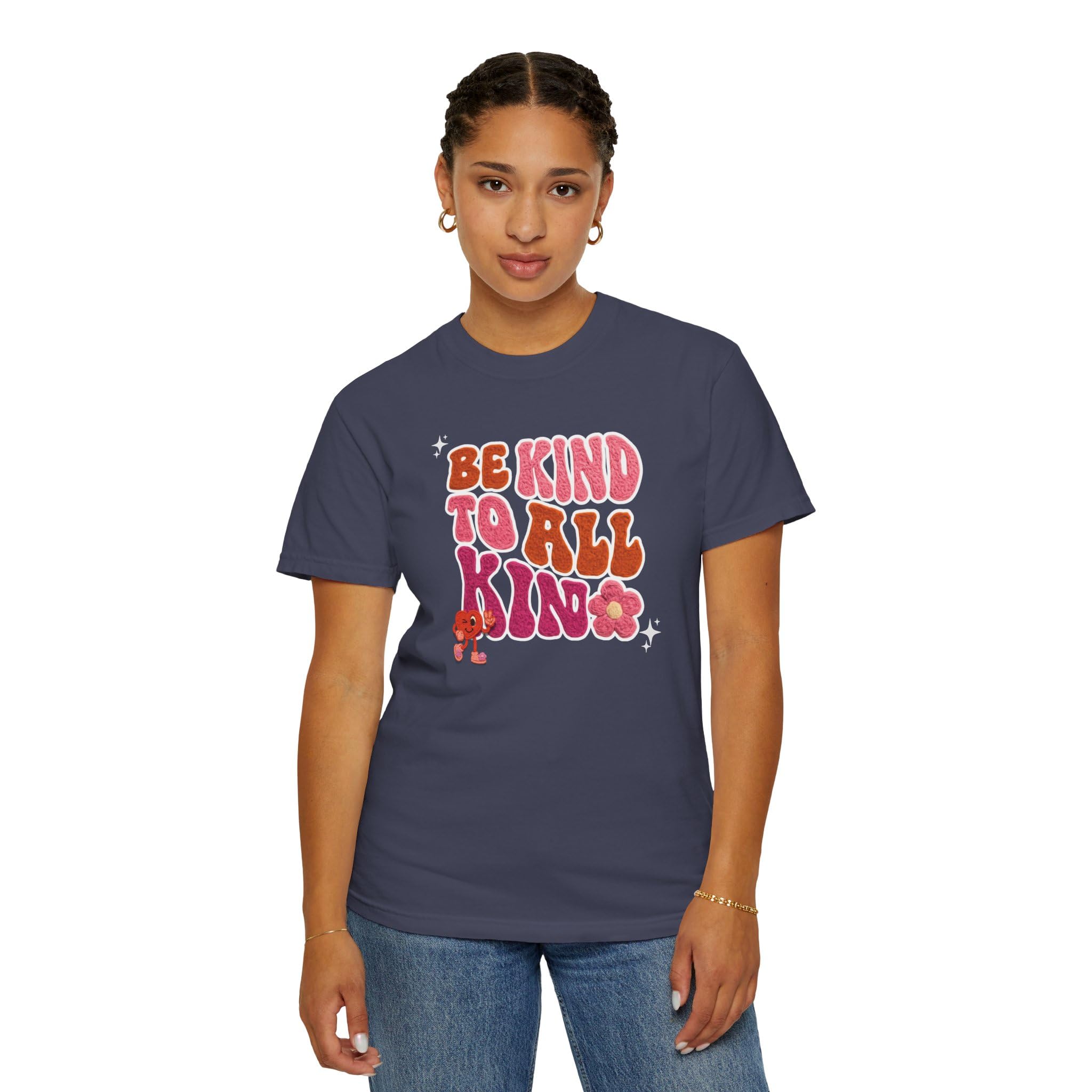 Faux Yarn Be Kind to All Kinds Retro Valentine T Shirt, Inclusive Retro Febuary Tee for para SPED Teachers and advocates, ASD