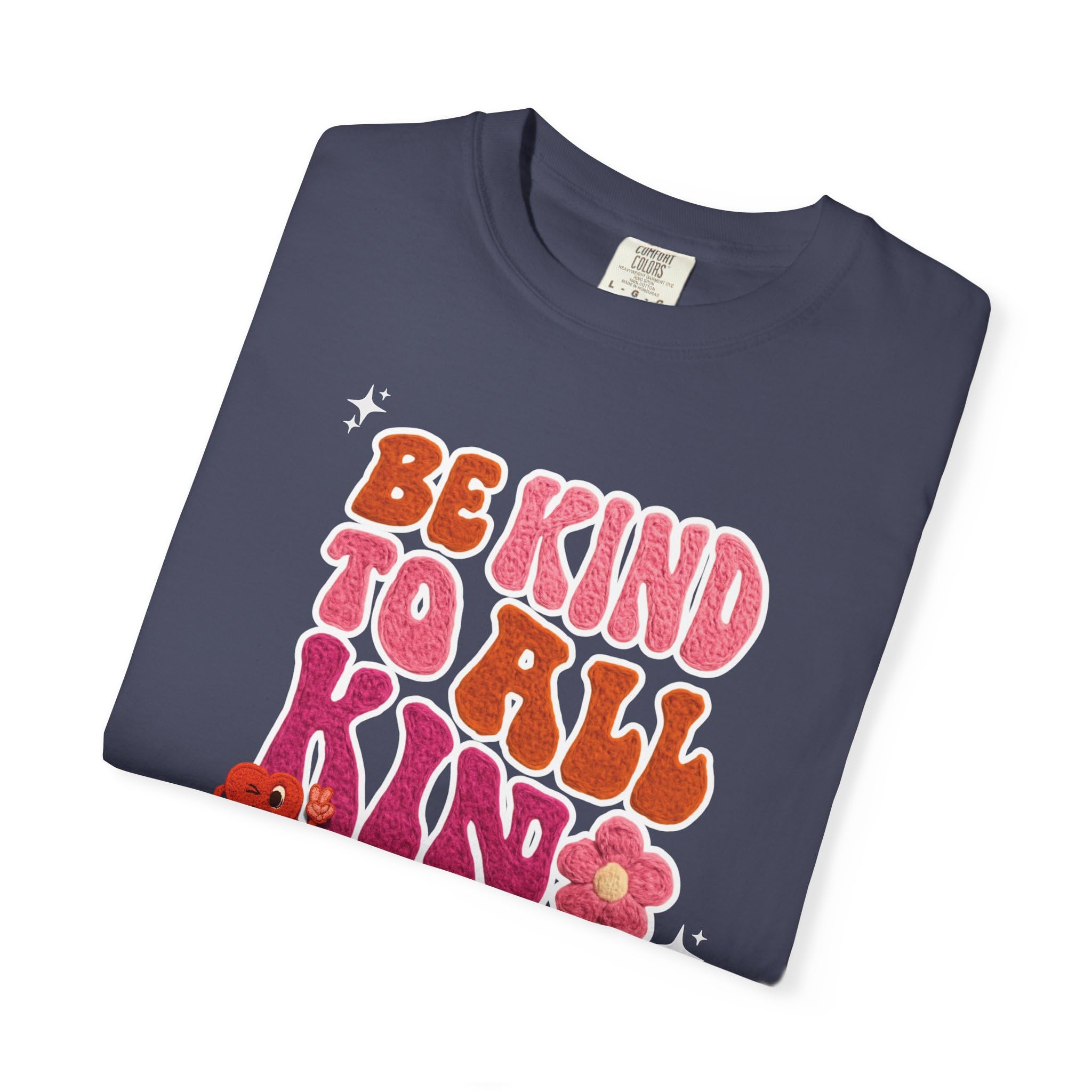 Faux Yarn Be Kind to All Kinds Retro Valentine T Shirt, Inclusive Retro Febuary Tee for para SPED Teachers and advocates, ASD