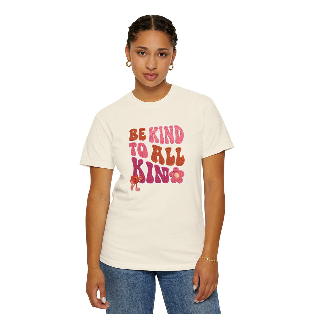 Faux Yarn Be Kind to All Kinds Retro Valentine T Shirt, Inclusive Retro Febuary Tee for para SPED Teachers and advocates, ASD