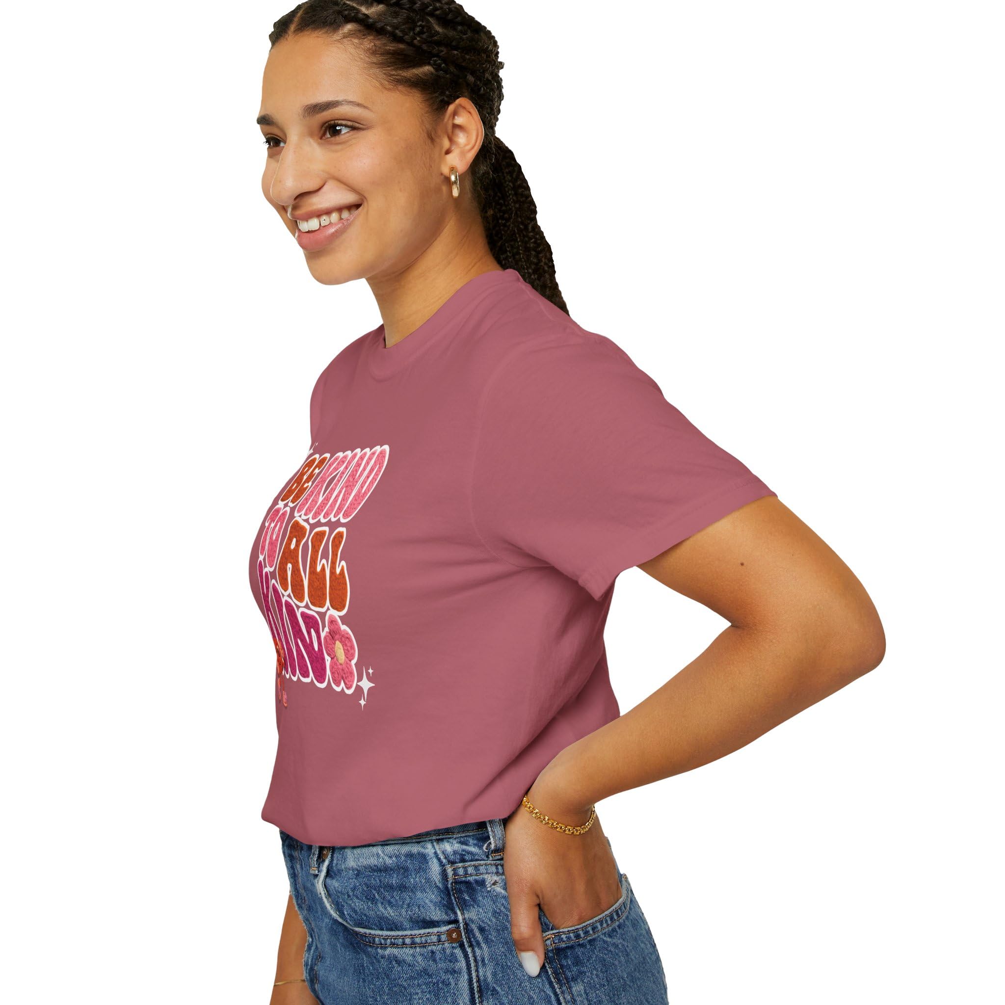 Faux Yarn Be Kind to All Kinds Retro Valentine T Shirt, Inclusive Retro Febuary Tee for para SPED Teachers and advocates, ASD