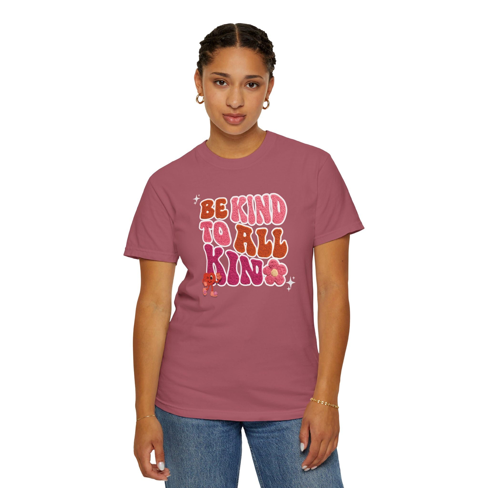 Faux Yarn Be Kind to All Kinds Retro Valentine T Shirt, Inclusive Retro Febuary Tee for para SPED Teachers and advocates, ASD