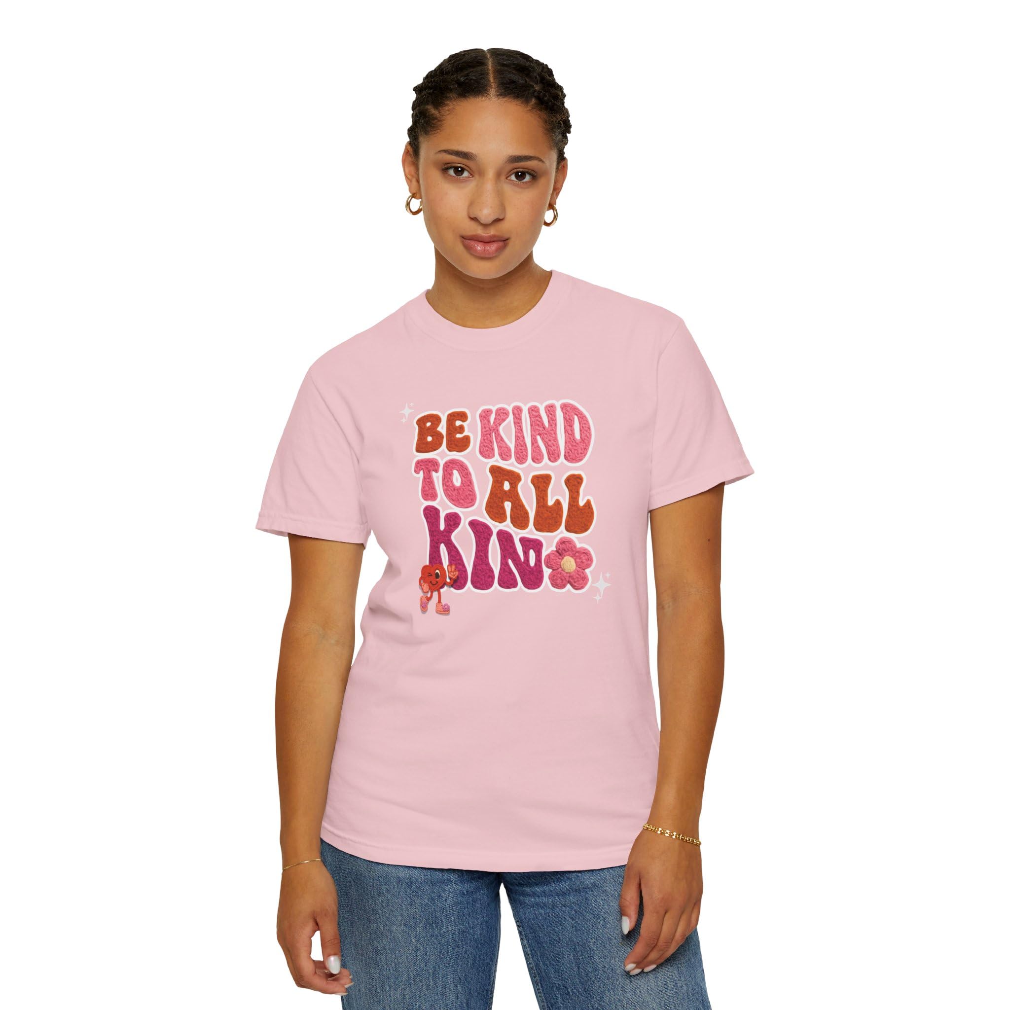 Faux Yarn Be Kind to All Kinds Retro Valentine T Shirt, Inclusive Retro Febuary Tee for para SPED Teachers and advocates, ASD