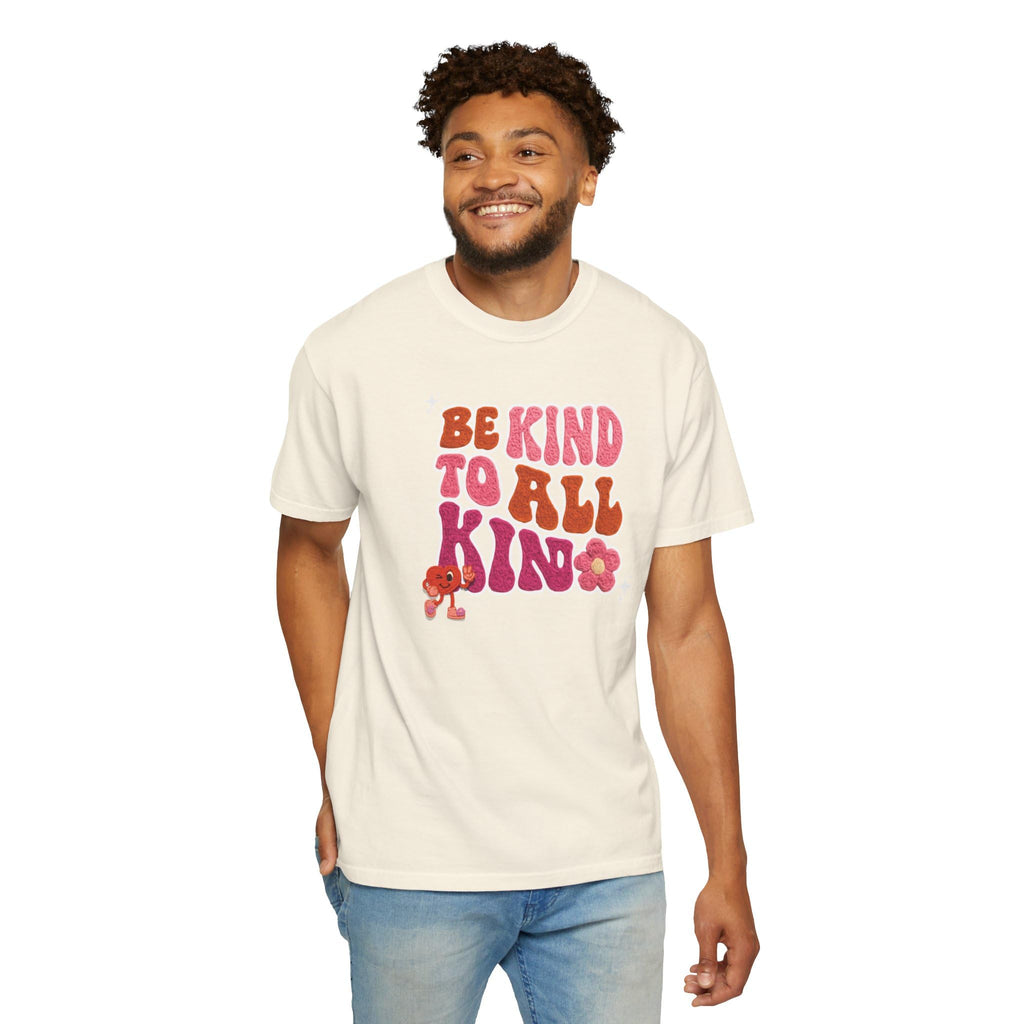 Faux Yarn Be Kind to All Kinds Retro Valentine T Shirt, Inclusive Retro Febuary Tee for para SPED Teachers and advocates, ASD