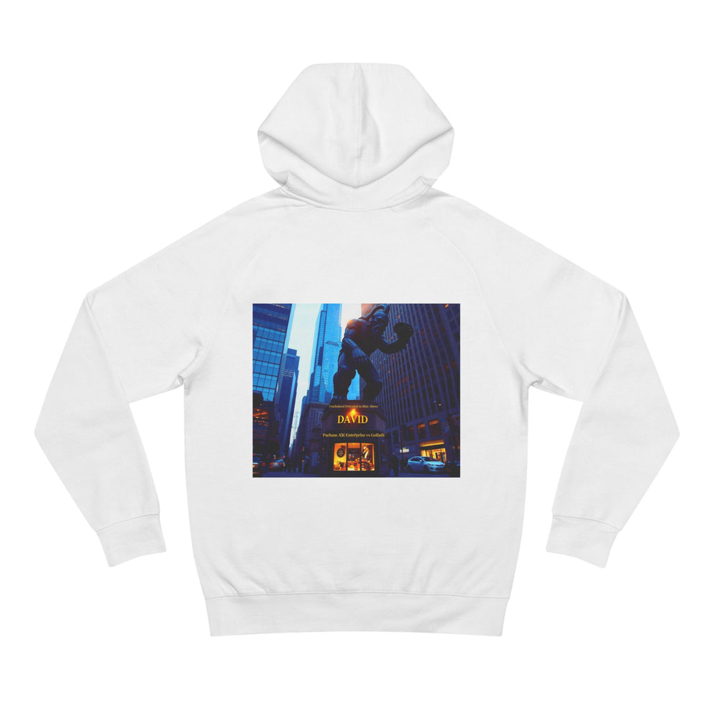 Vintage NYC Street Photo Hoodie — Times Square Statue Graphic Sweatshirt