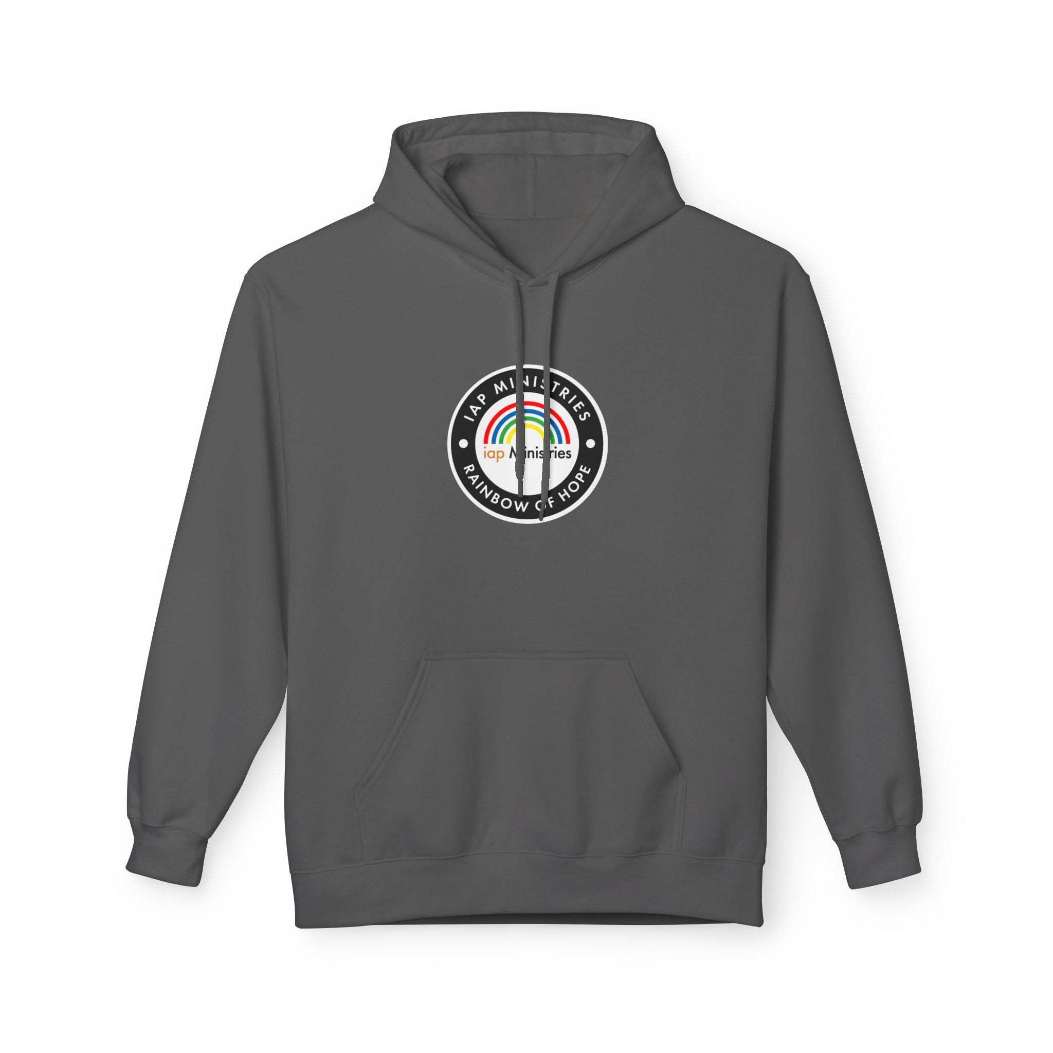 Rainbow of Hope Hoodie — IAP Ministries Logo Pullover