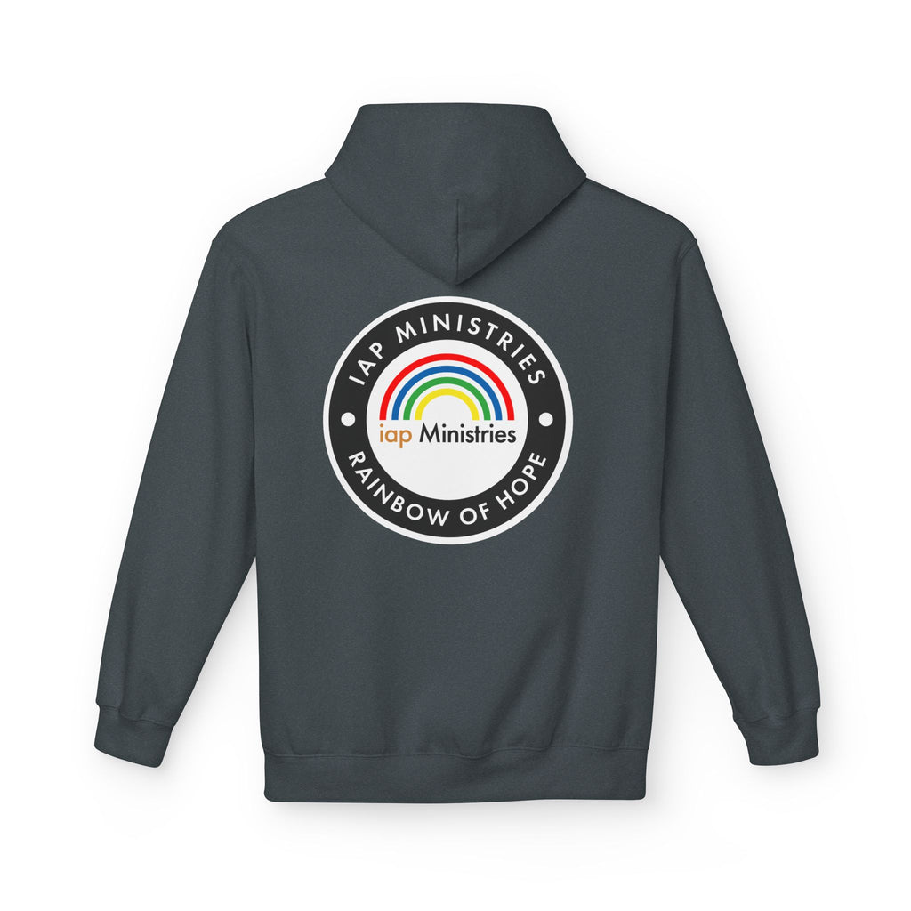 Rainbow of Hope Hoodie — IAP Ministries Logo Pullover