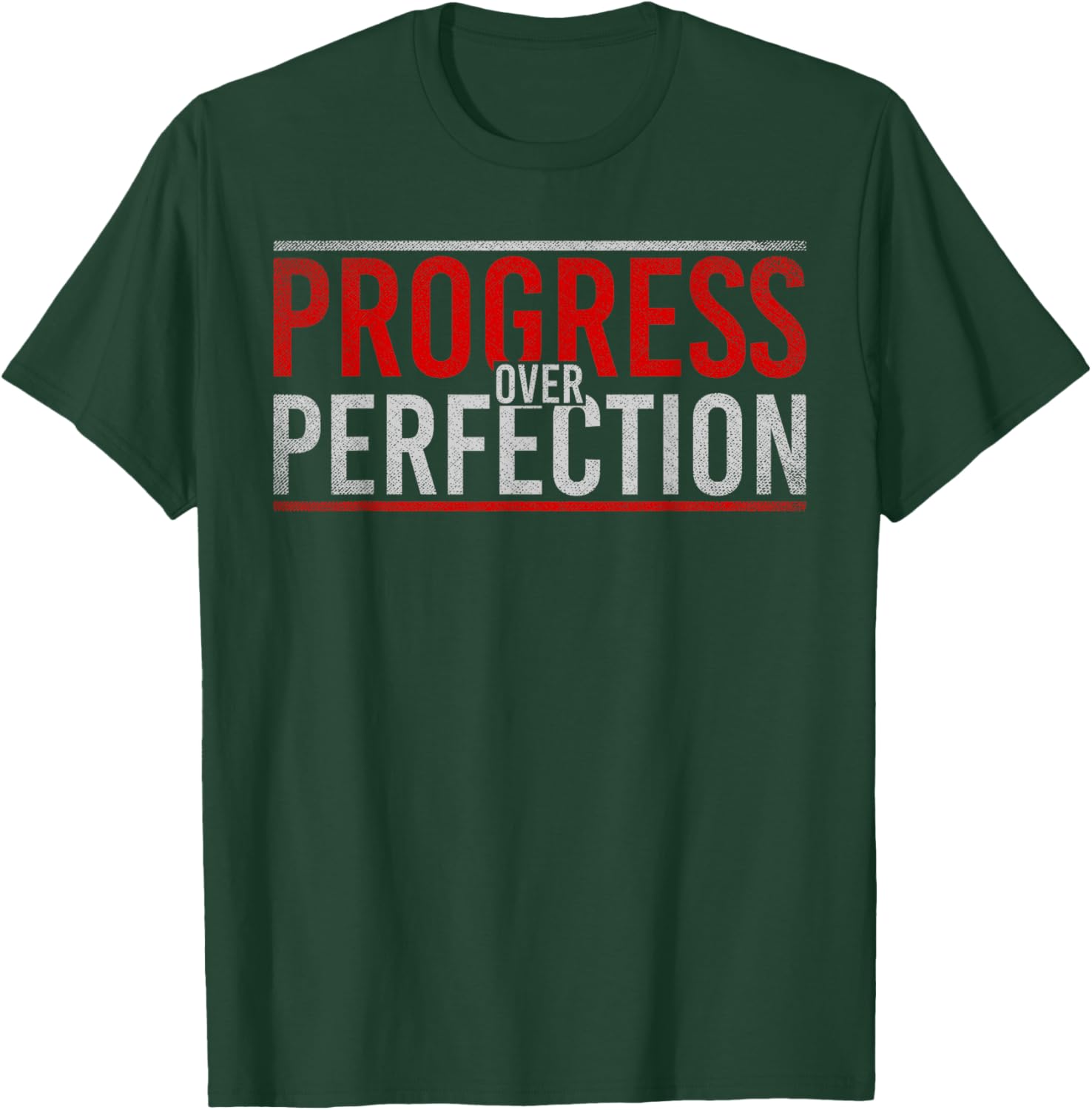 Progress Over Perfection Motivational T-Shirt