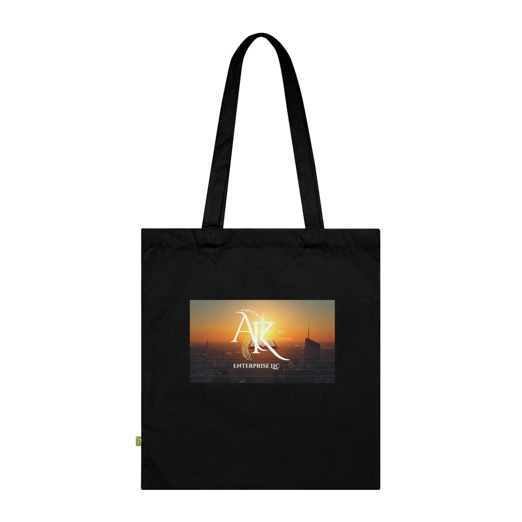 Sunset Harbor Tote Bag — 'Ark' Logo Organic Cotton Beach Tote