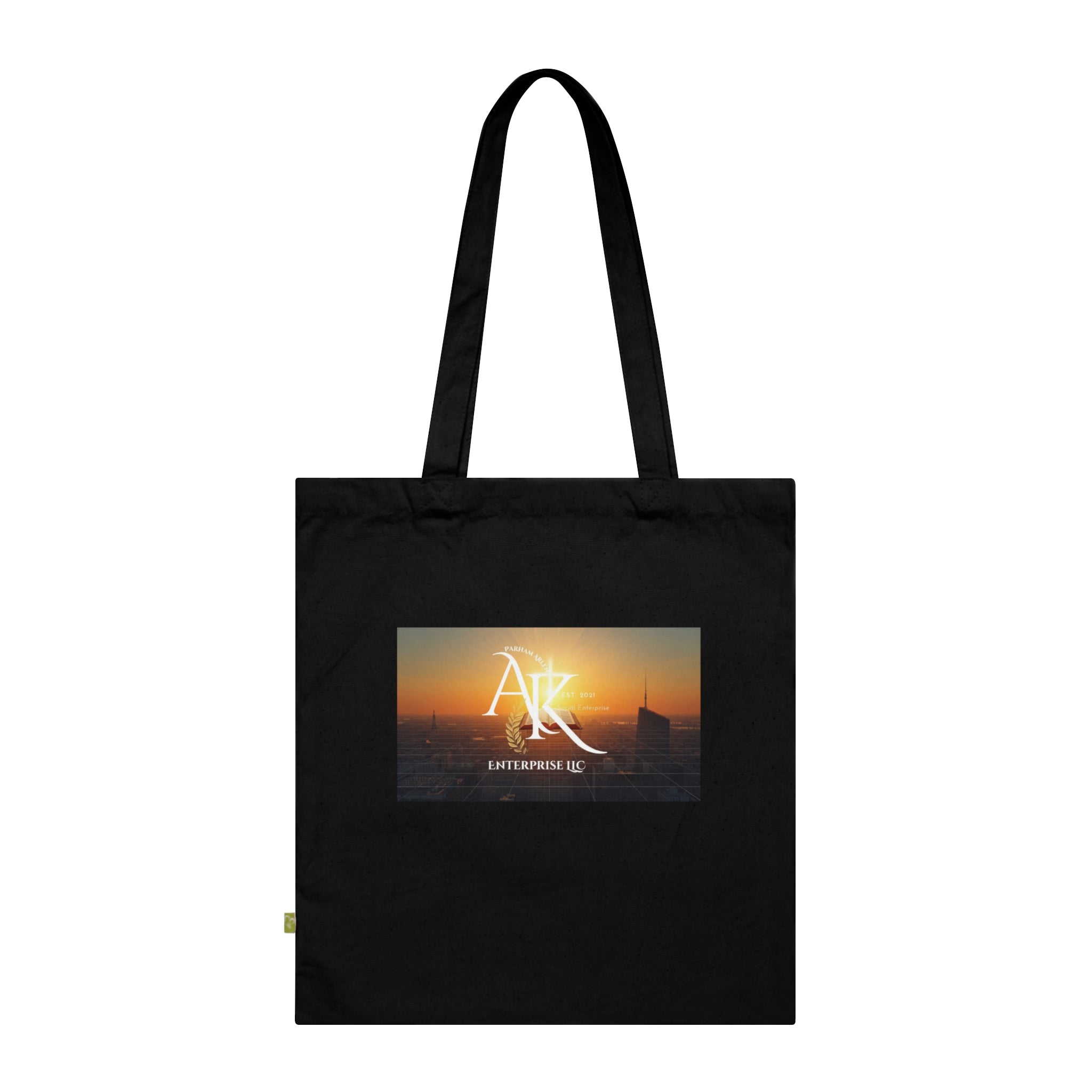 Sunset Harbor Tote Bag — 'Ark' Logo Organic Cotton Beach Tote