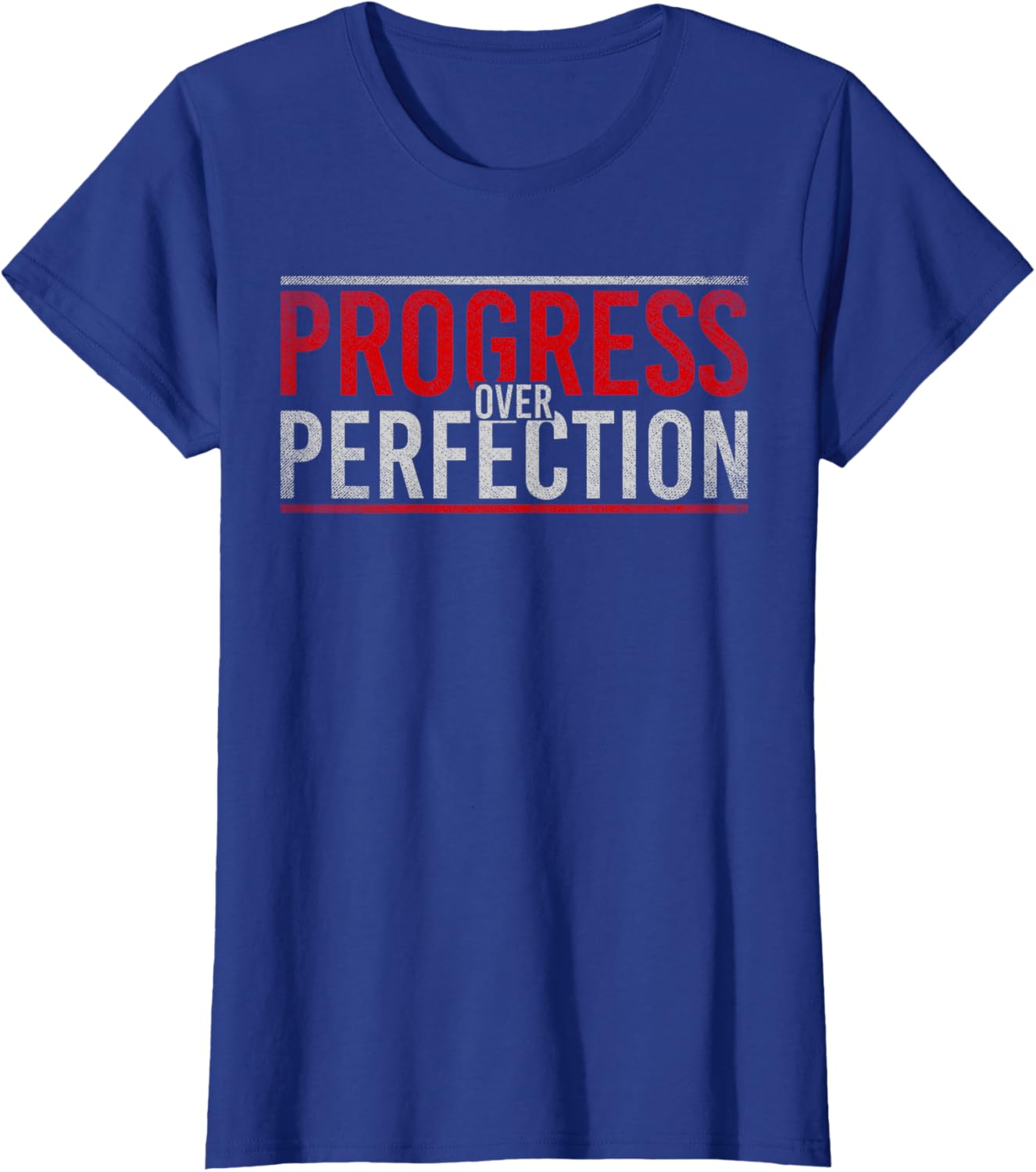 Progress Over Perfection Motivational T-Shirt