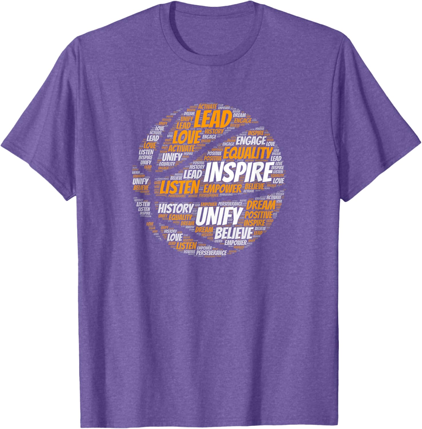 Motivational Quote Basketball Inspiring Words T-Shirt