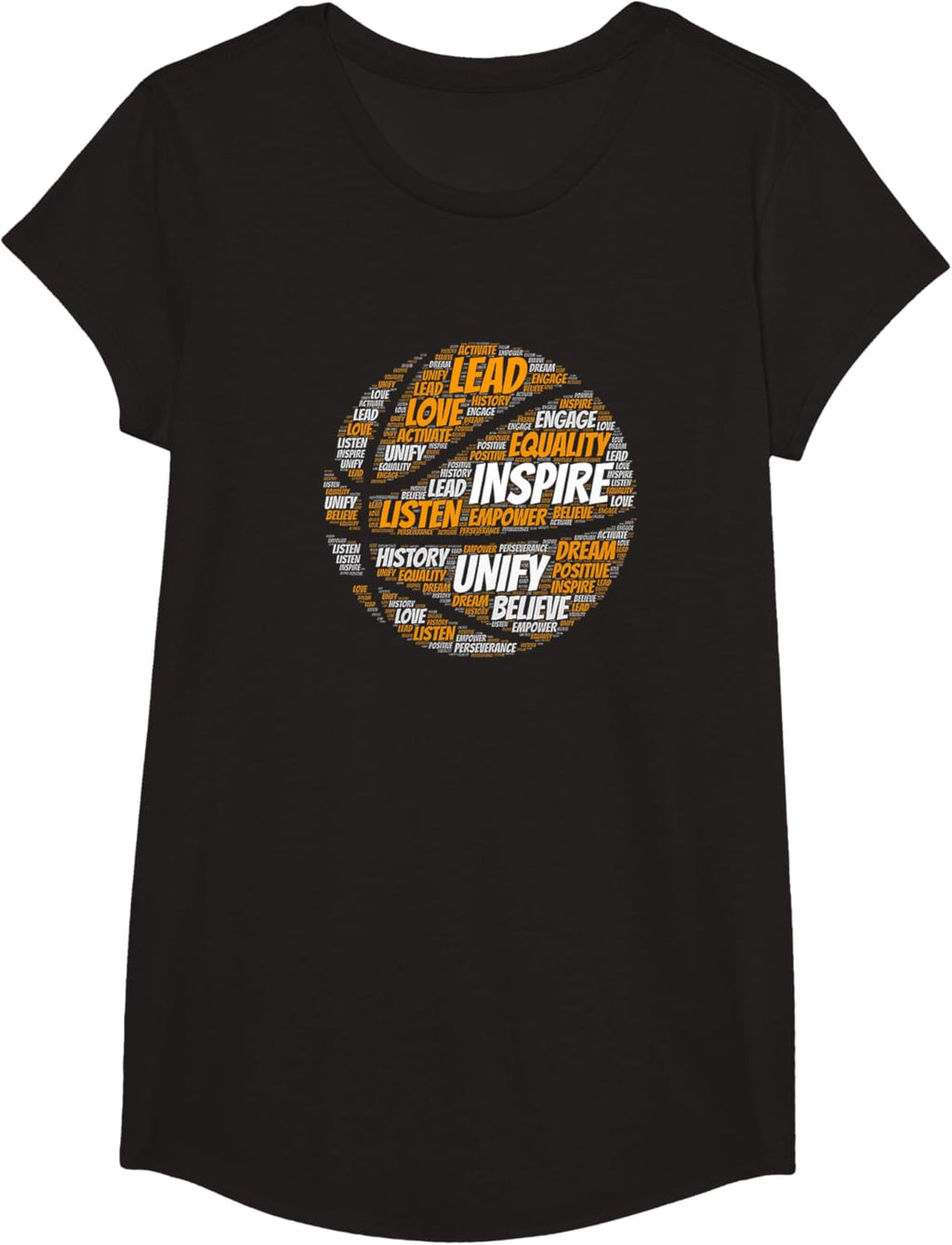 Motivational Quote Basketball Inspiring Words T-Shirt