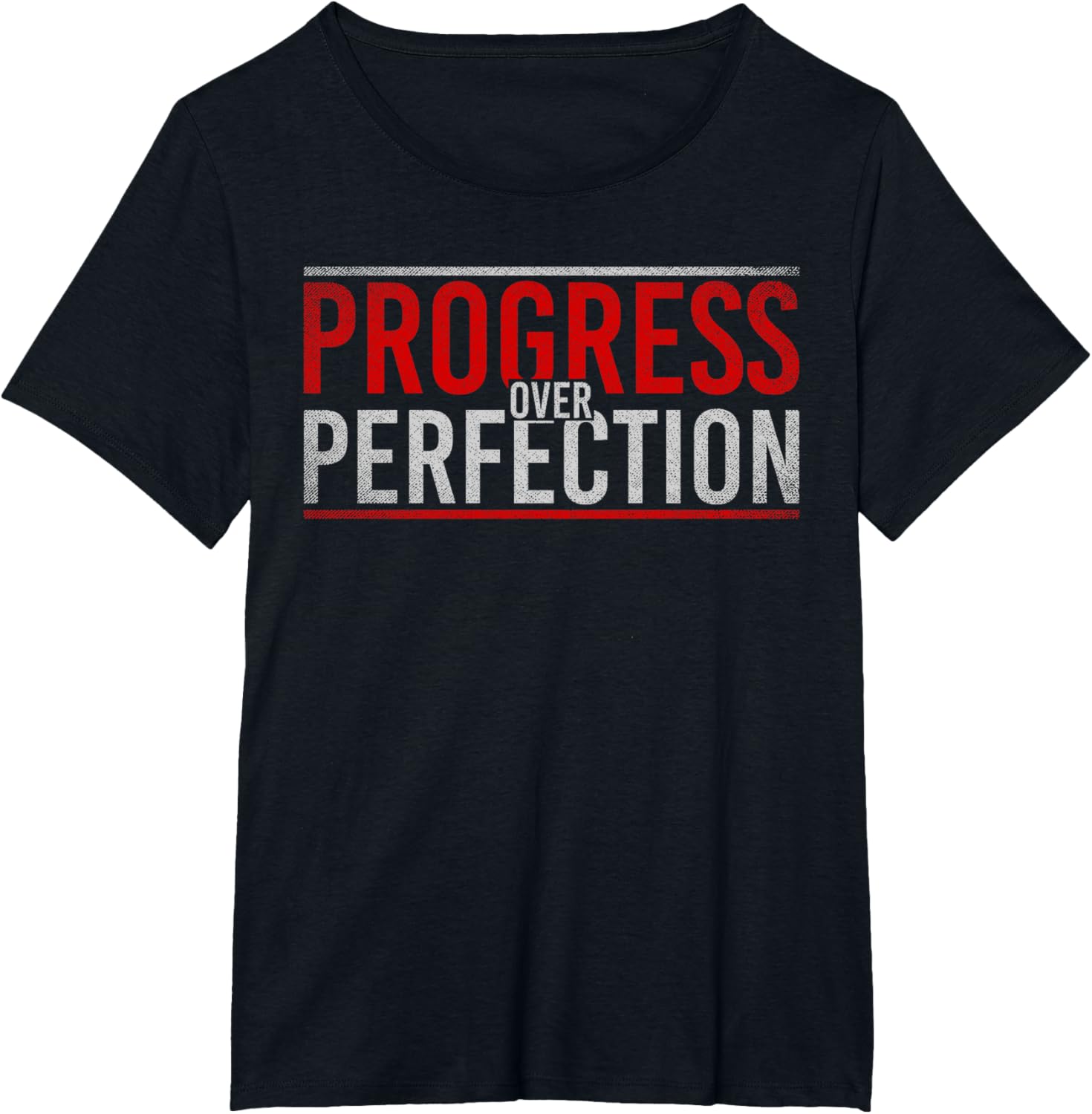 Progress Over Perfection Motivational T-Shirt
