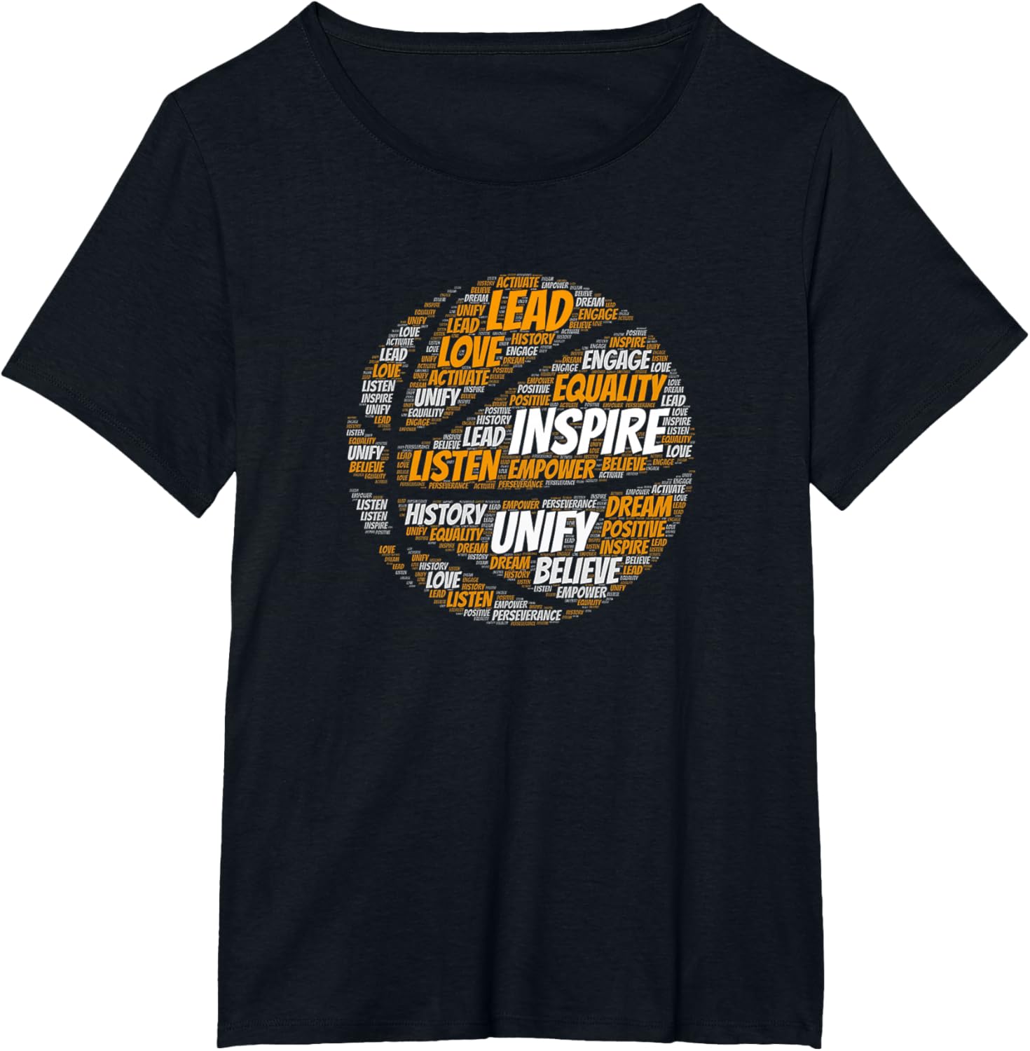 Motivational Quote Basketball Inspiring Words T-Shirt