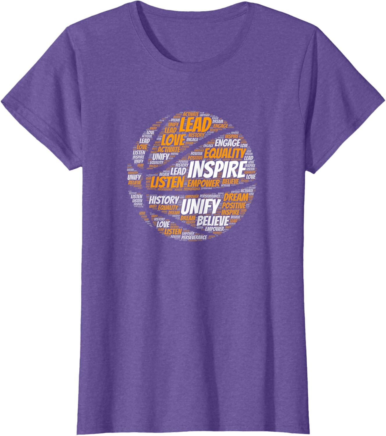 Motivational Quote Basketball Inspiring Words T-Shirt