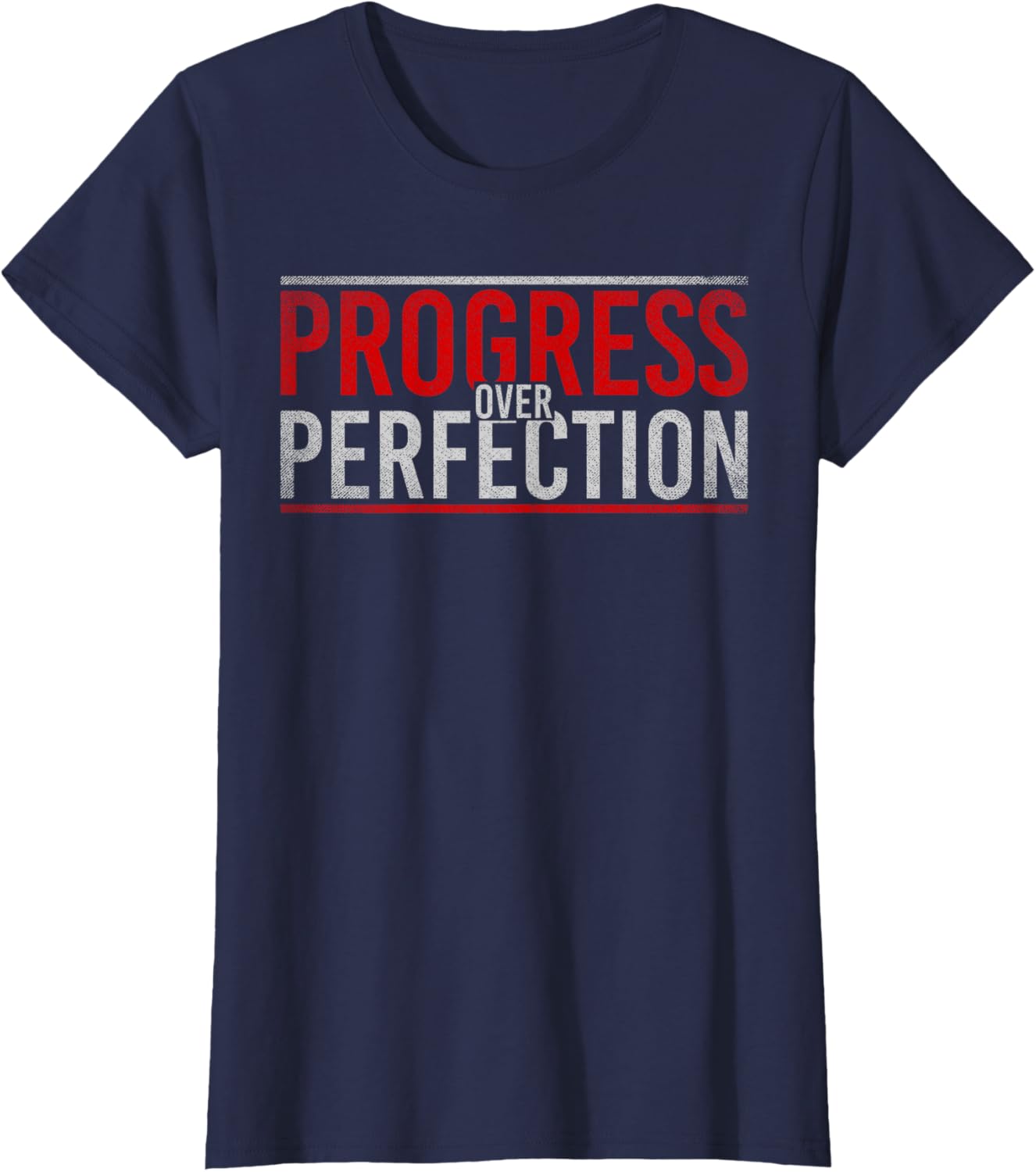 Progress Over Perfection Motivational T-Shirt