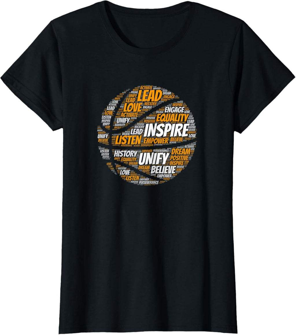 Motivational Quote Basketball Inspiring Words T-Shirt
