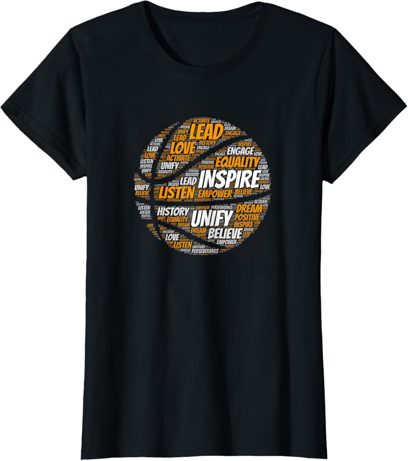 Motivational Quote Basketball Inspiring Words T-Shirt